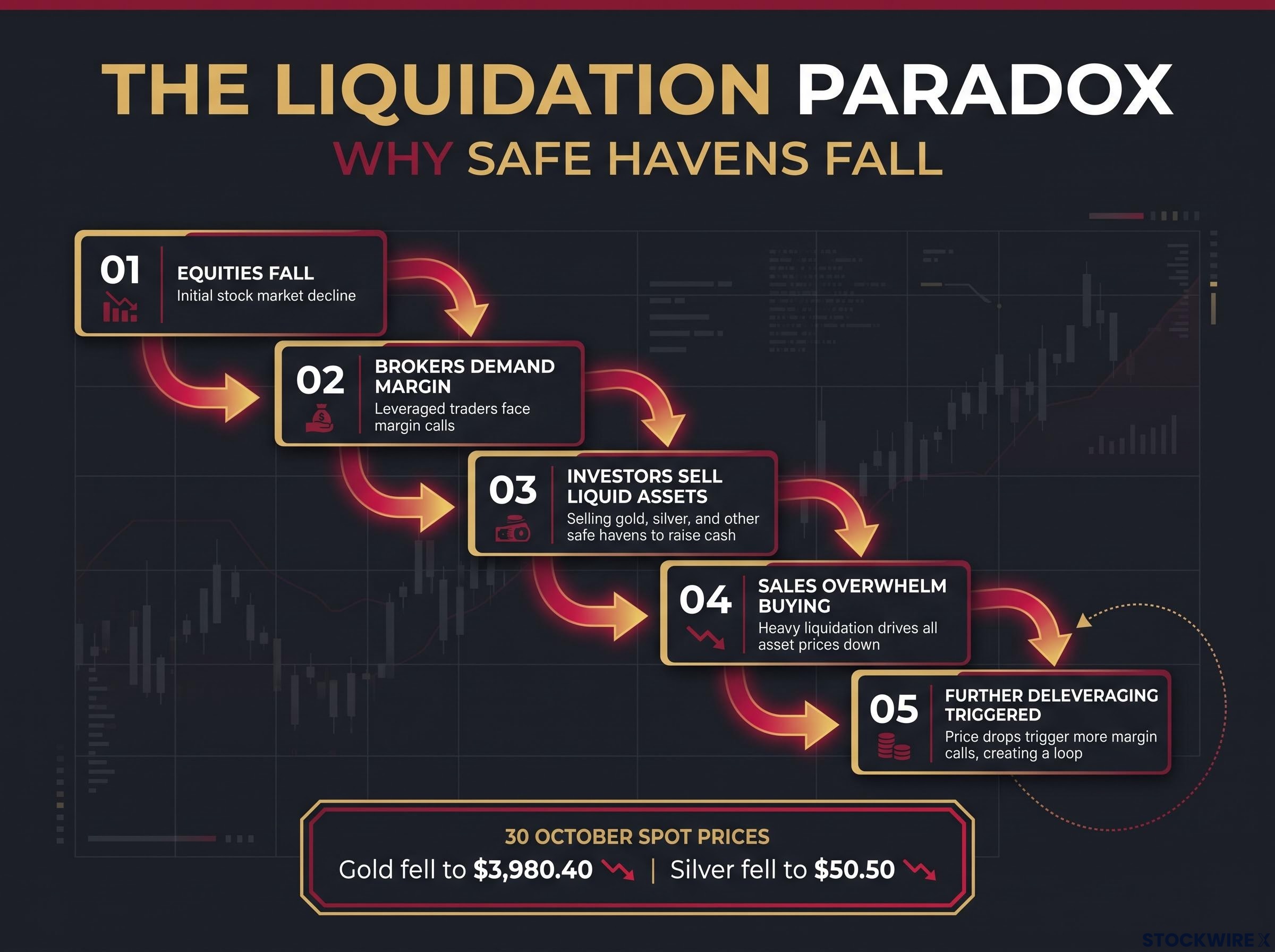The Safe-Haven Liquidation Loop