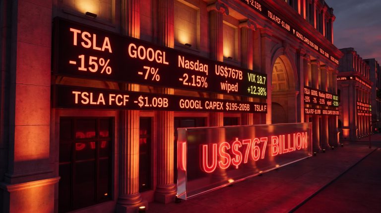 Magnificent 7 selloff wipes US$767B as Tesla drops 15% and Alphabet falls 7% in single session