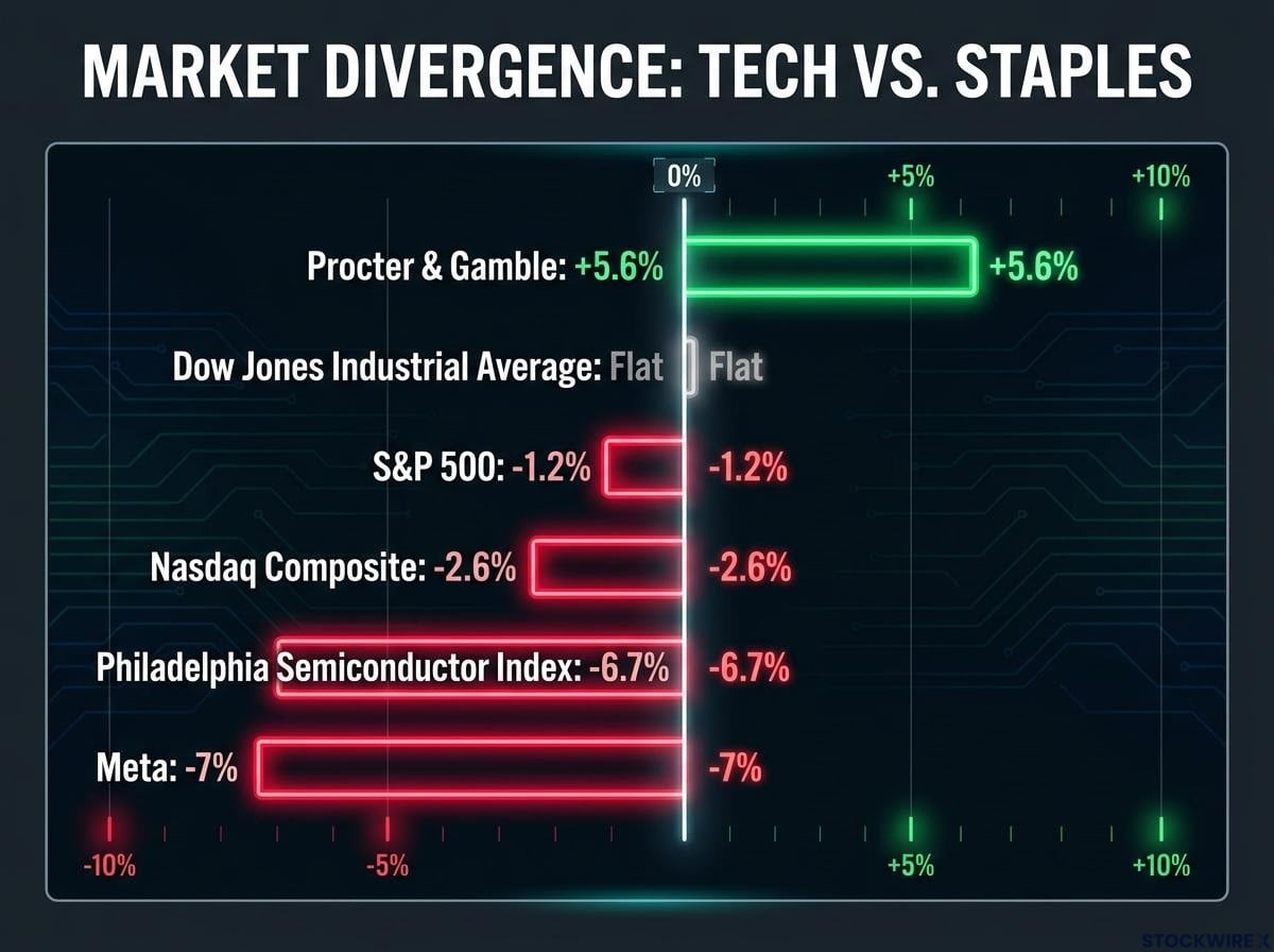 Market Divergence: Tech vs. Staples
