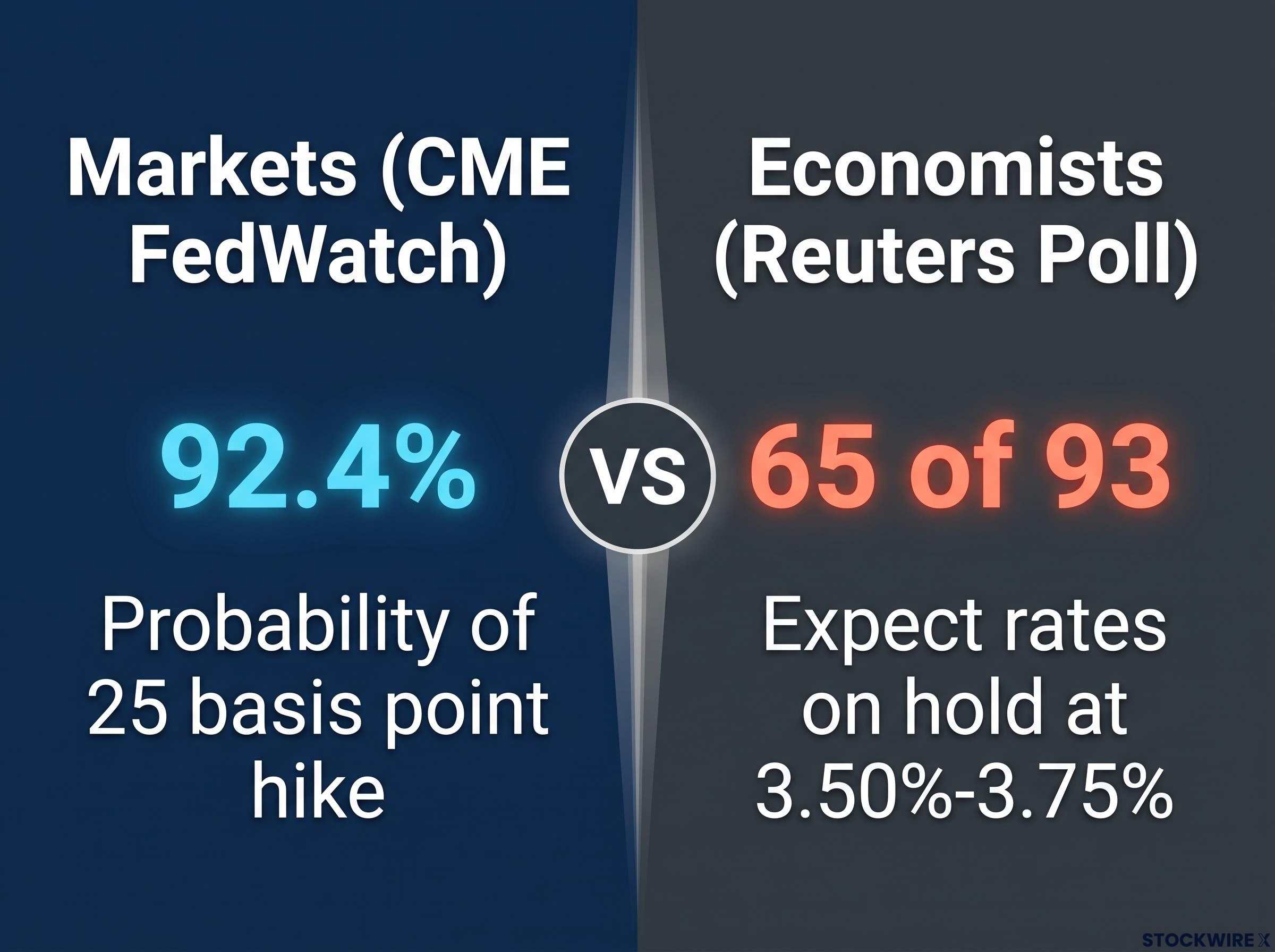 The Market vs. Economist Expectation Gap
