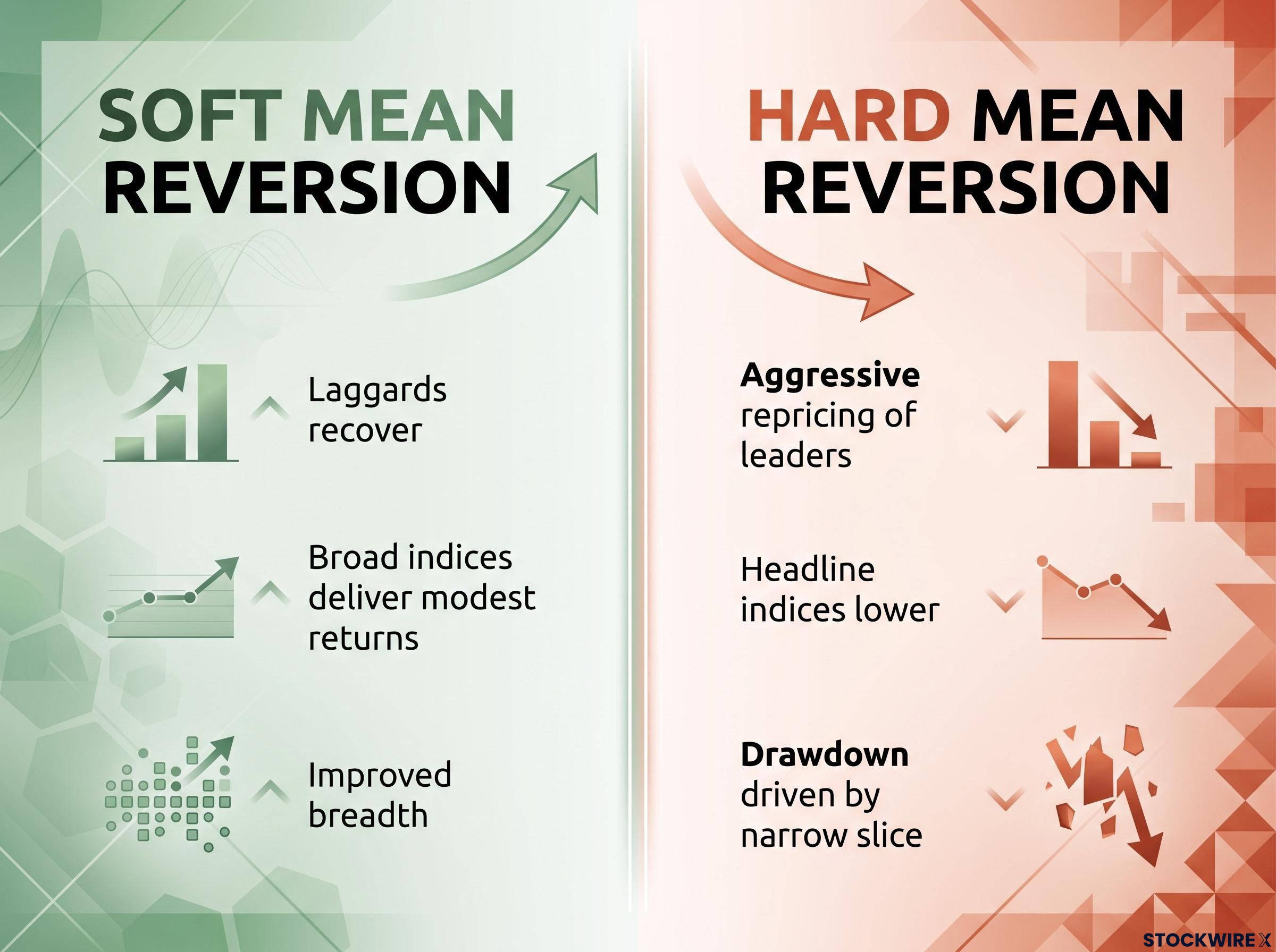 Mean Reversion Scenarios Comparison