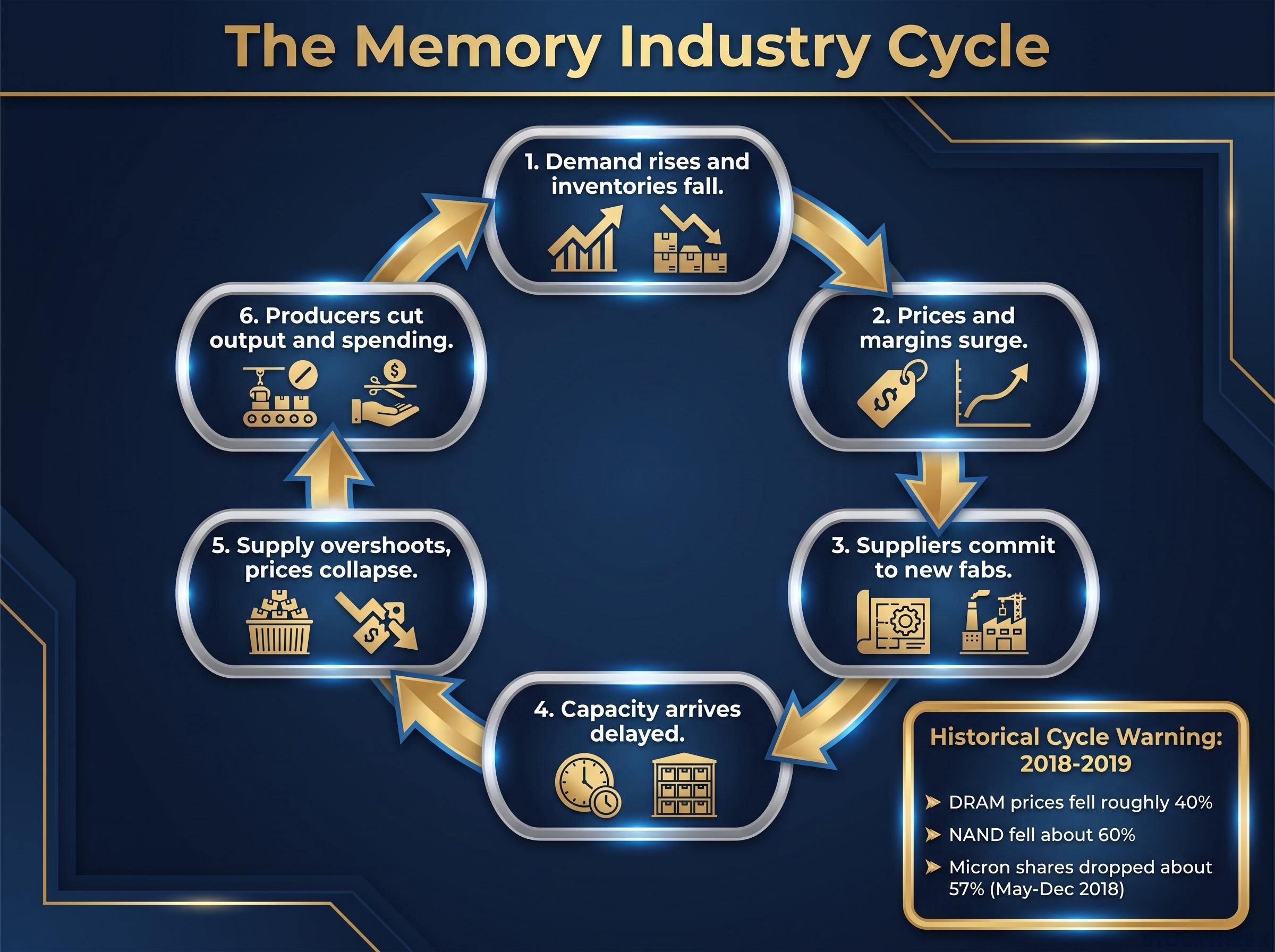 The 6-Step Memory Cycle & Historical Impact