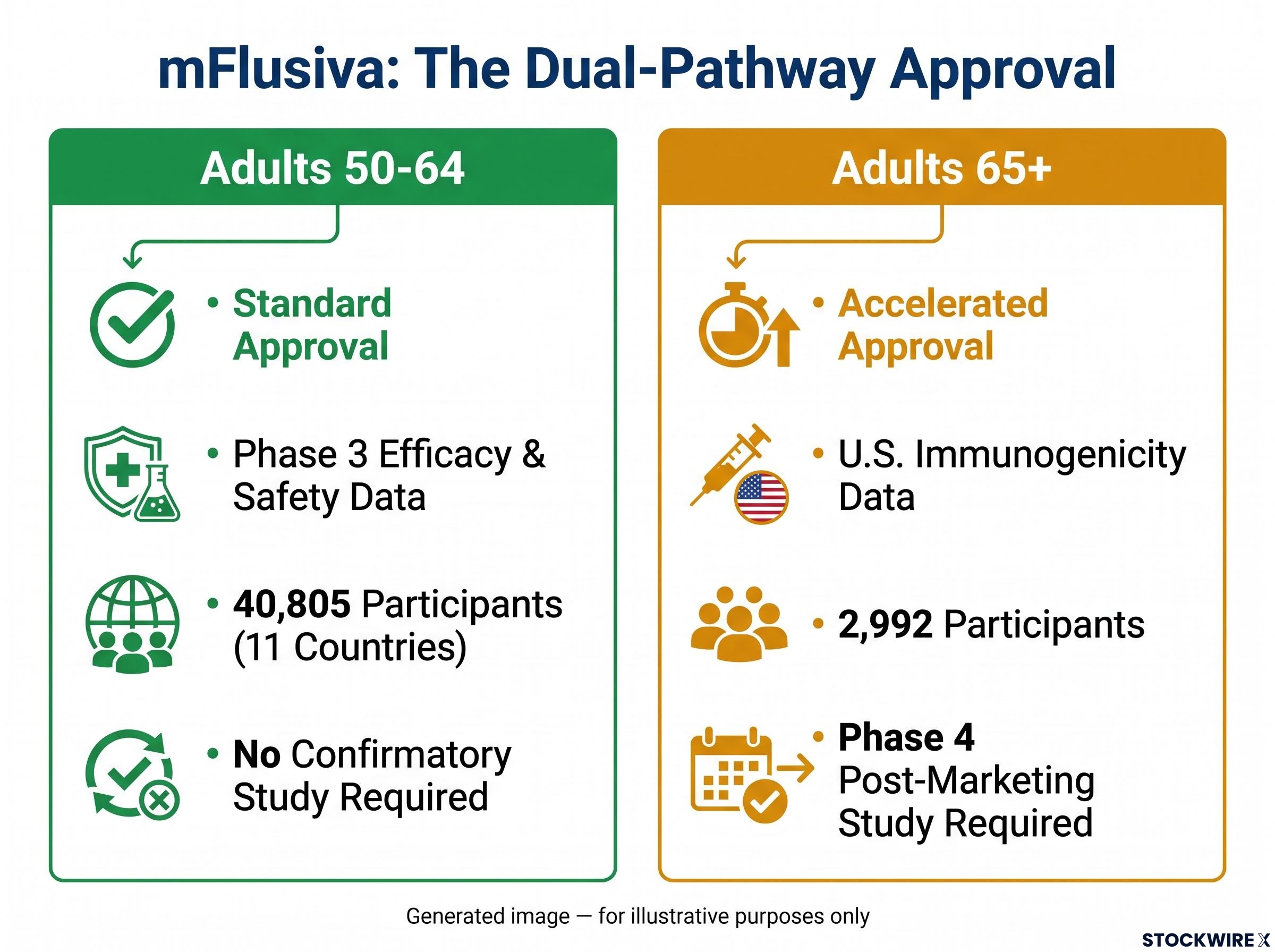 mFlusiva's Dual-Pathway FDA Approval Breakdown
