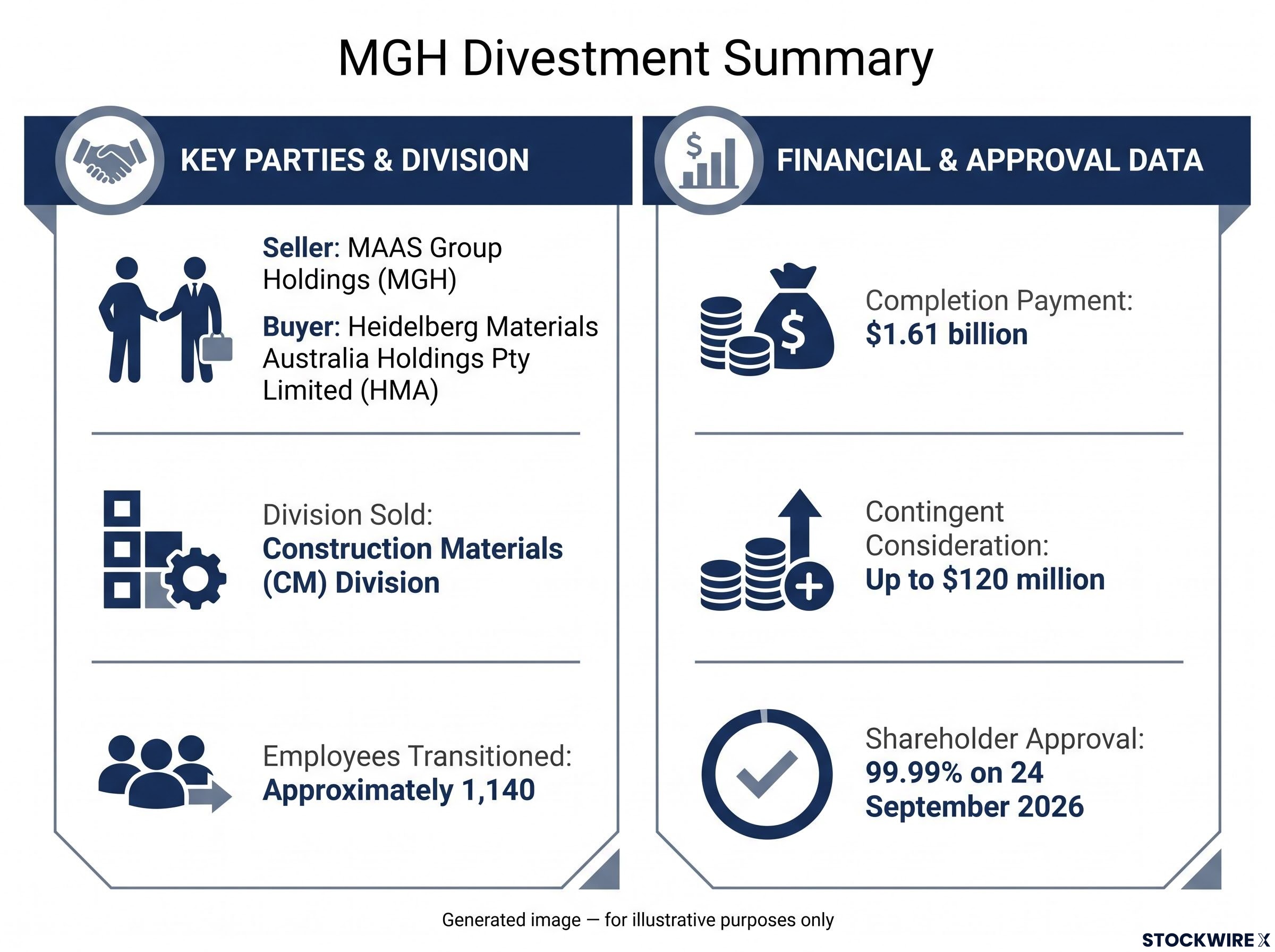 MGH Divestment Transaction Summary
