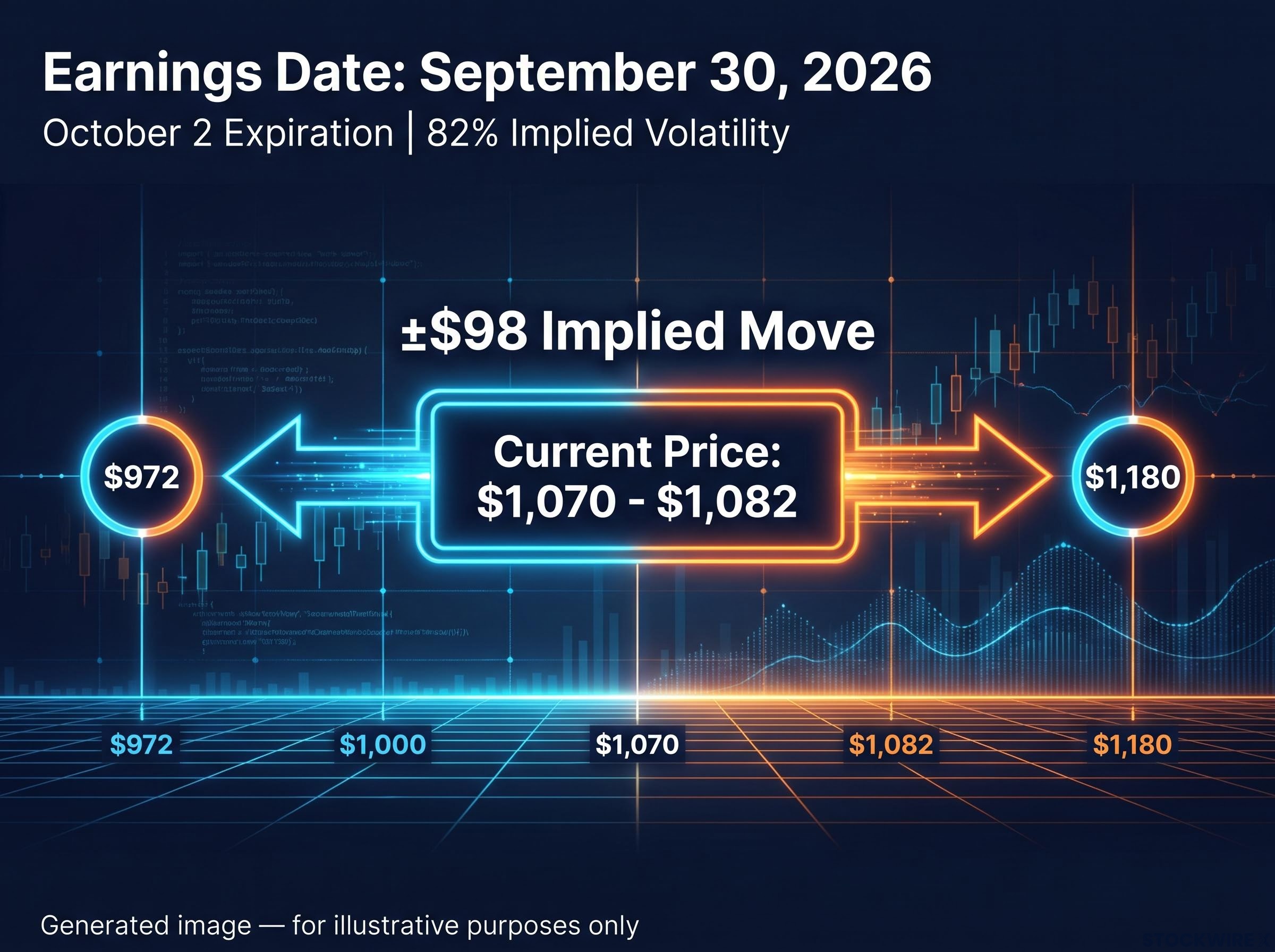 The ±$98 Earnings Gap: Visualizing the October 2 Implied Range