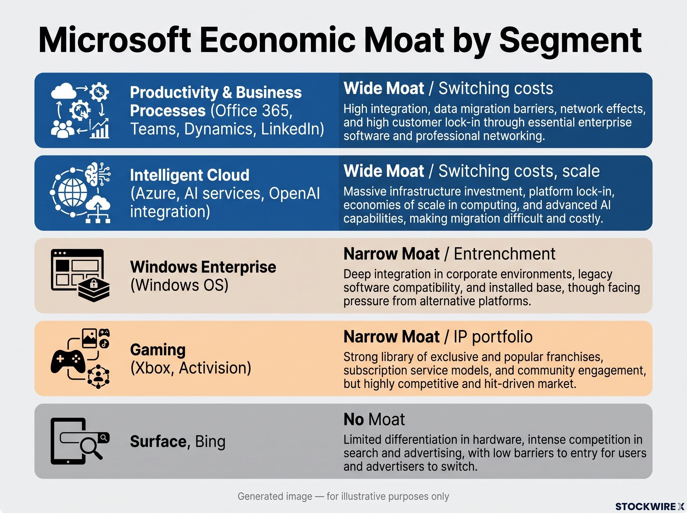 Economic Moat Breakdown Matrix