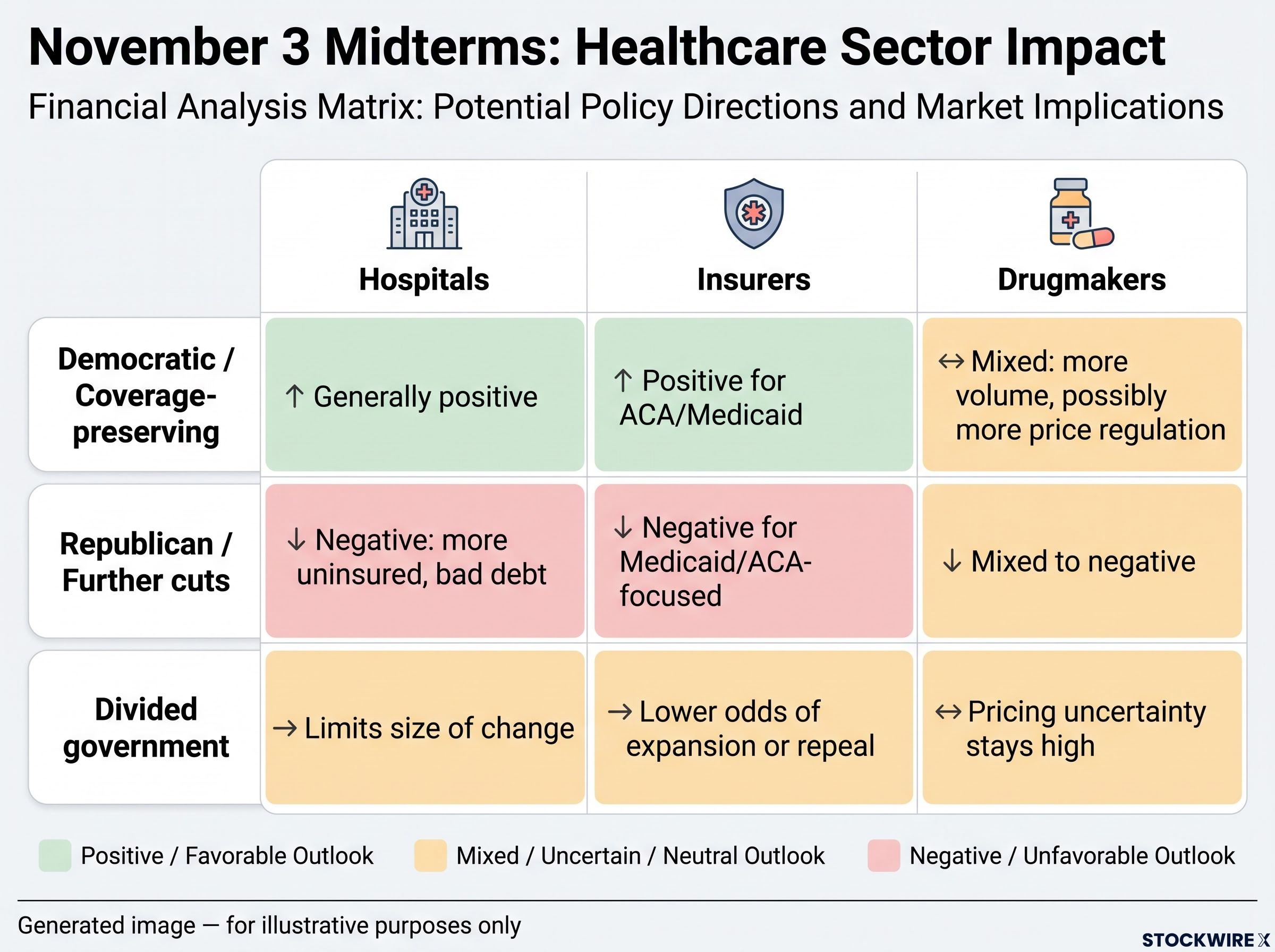 Healthcare Impact Scenarios: Nov 3 Midterms