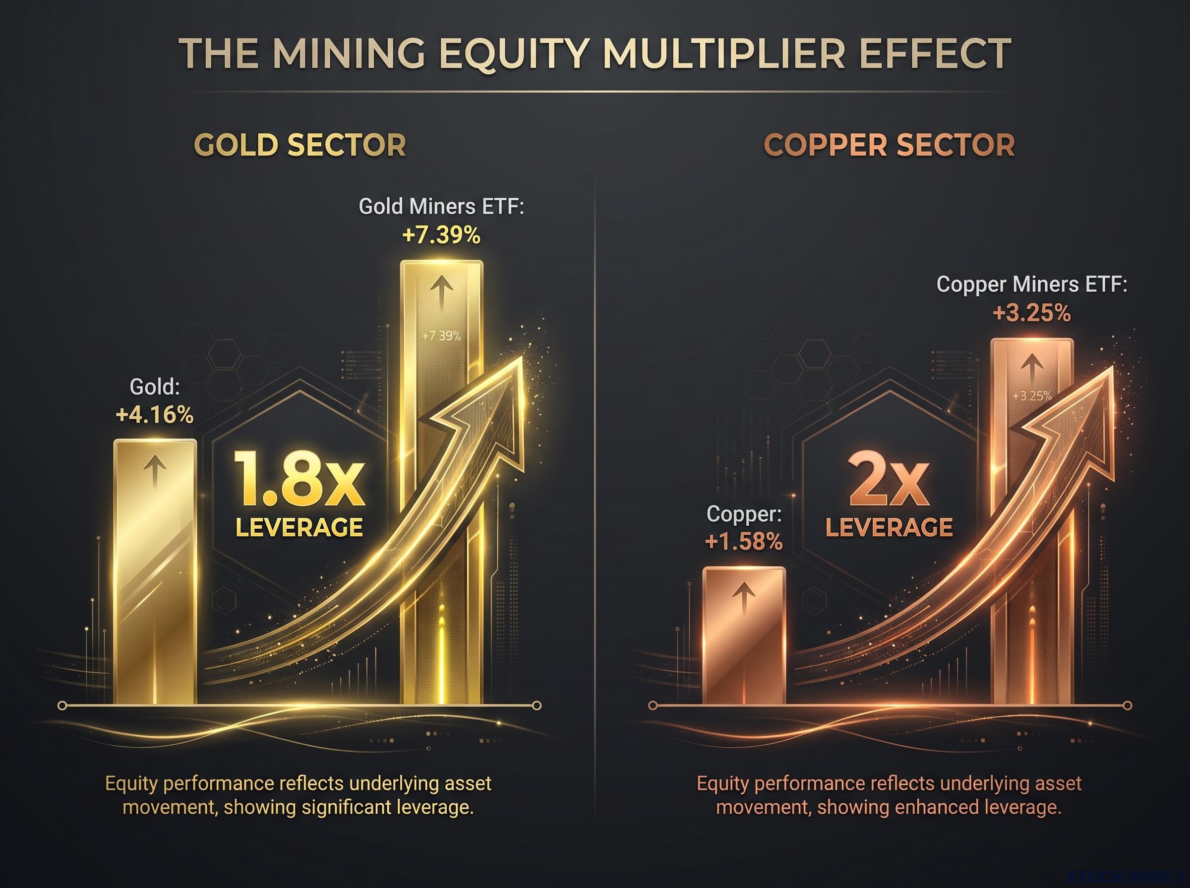 The Mining Equity Multiplier Effect