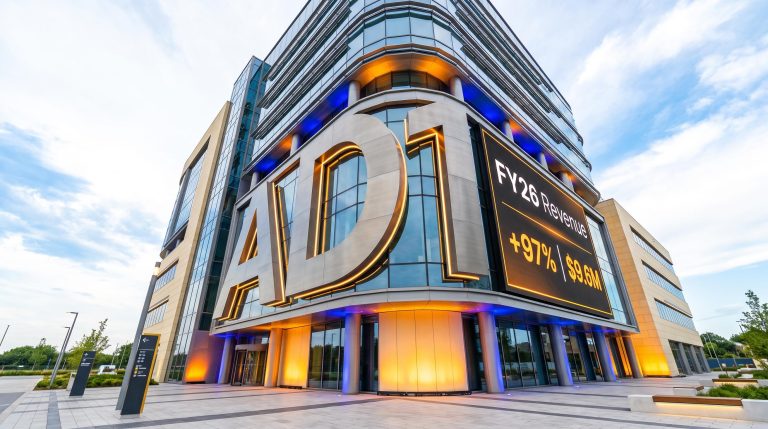 Building with AD1 sign