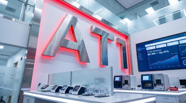 Lab with digital screens