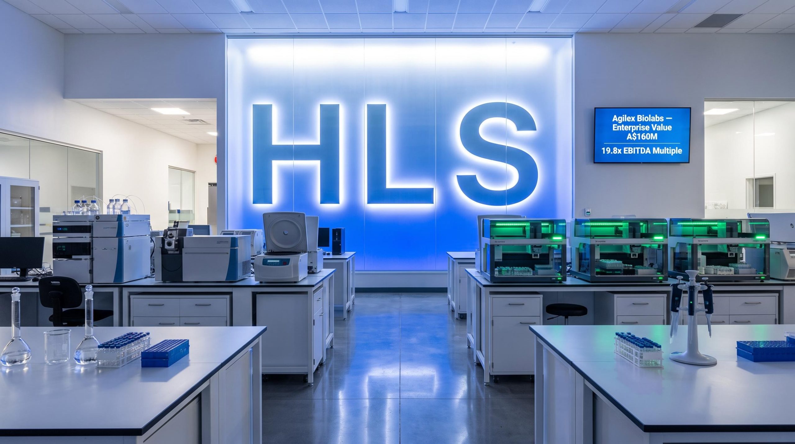 Contemporary lab with equipment
