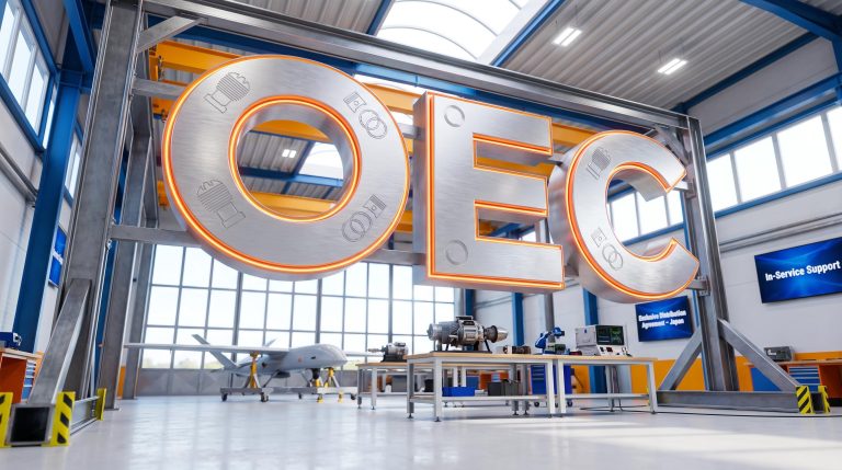 OEC sign in hangar