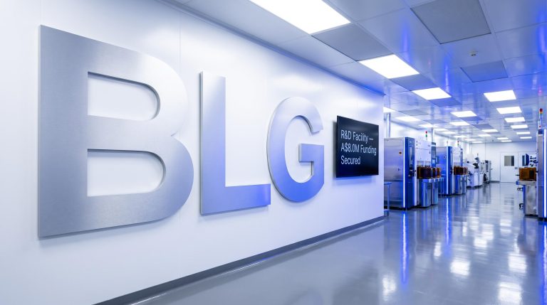 High-tech laboratory interior
