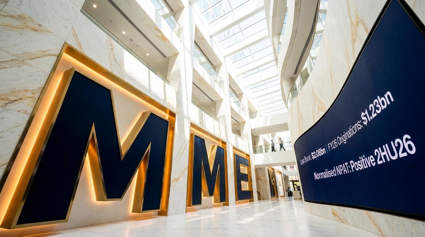 hallway with large letters