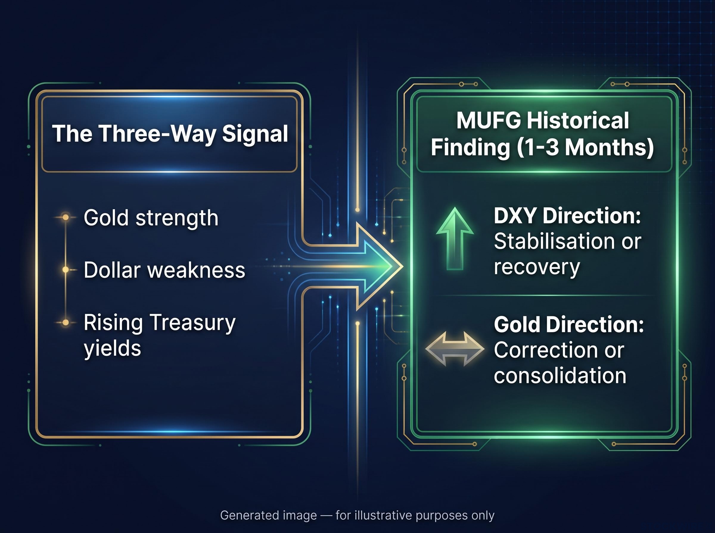 MUFG Historical Data vs The Three-Way Signal
