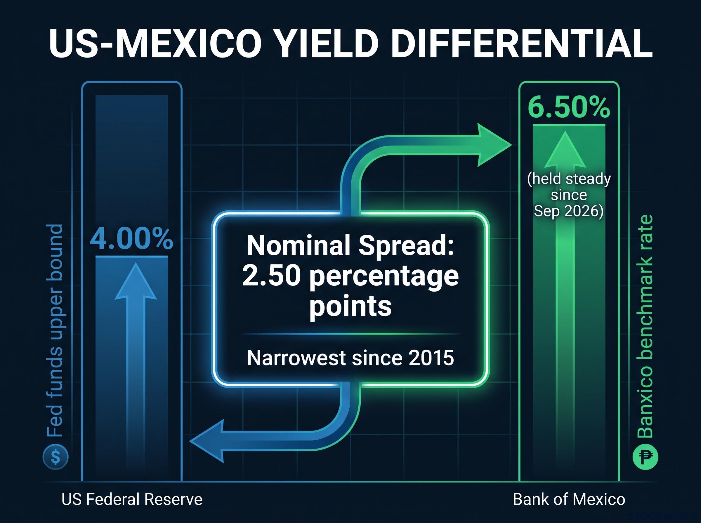 The Carry Trade Engine: US vs Mexico Yield Spread