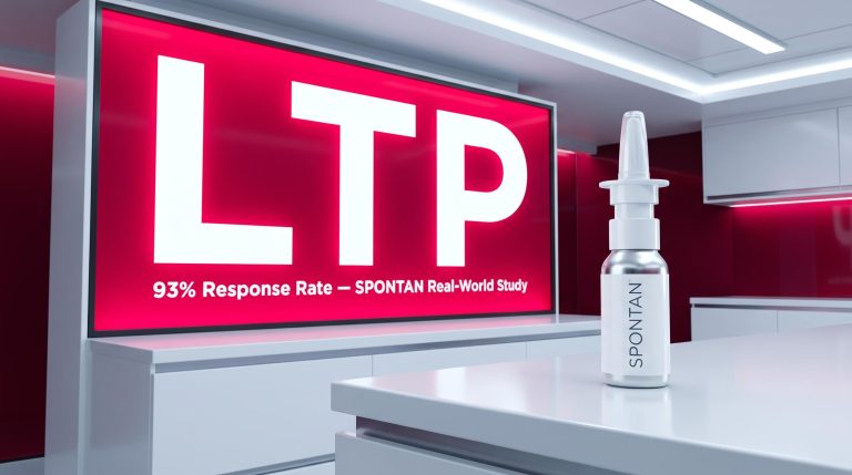 Nasal spray and LTP sign