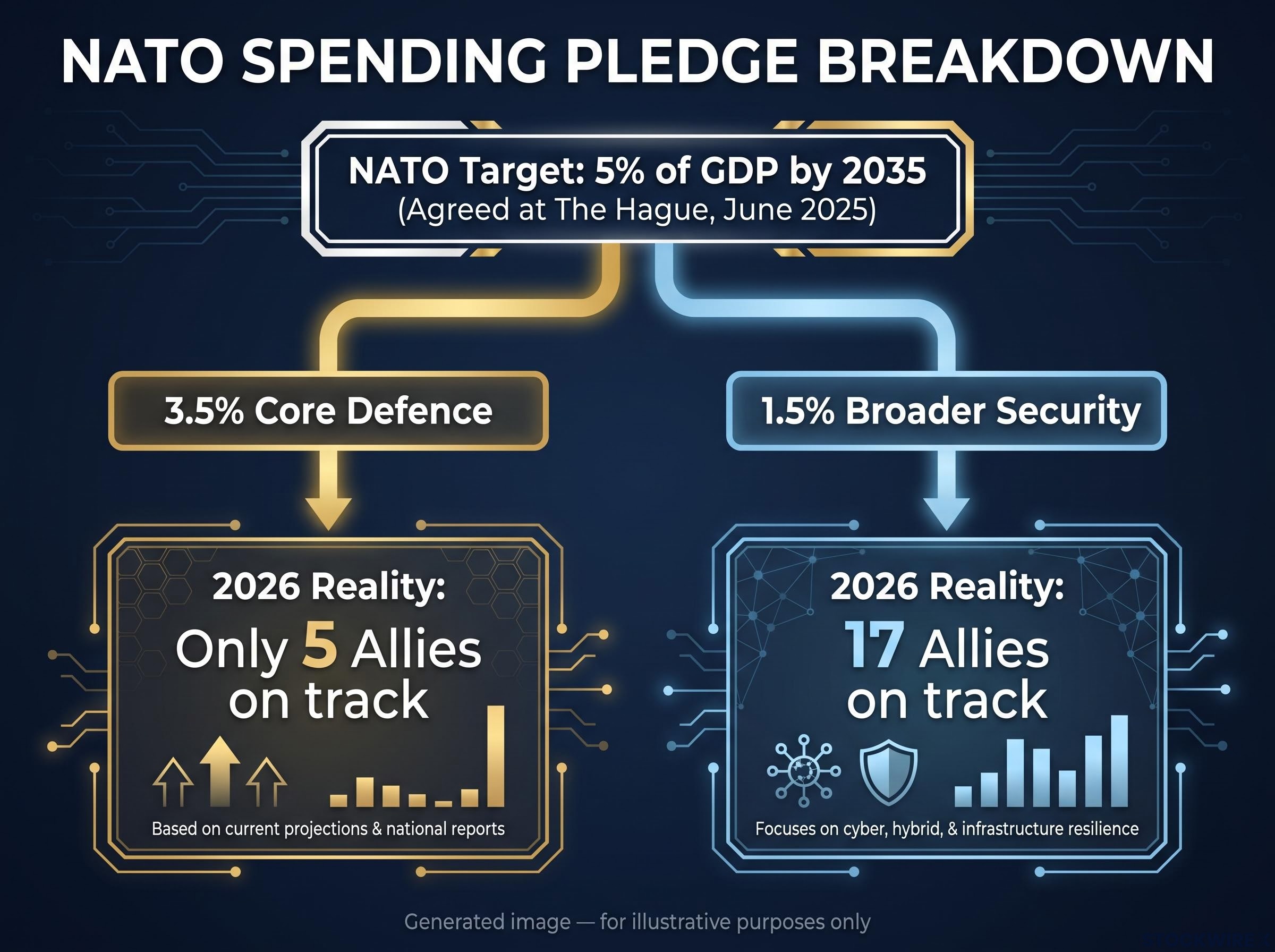 NATO 5% Spending Pledge Breakdown & 2026 Reality