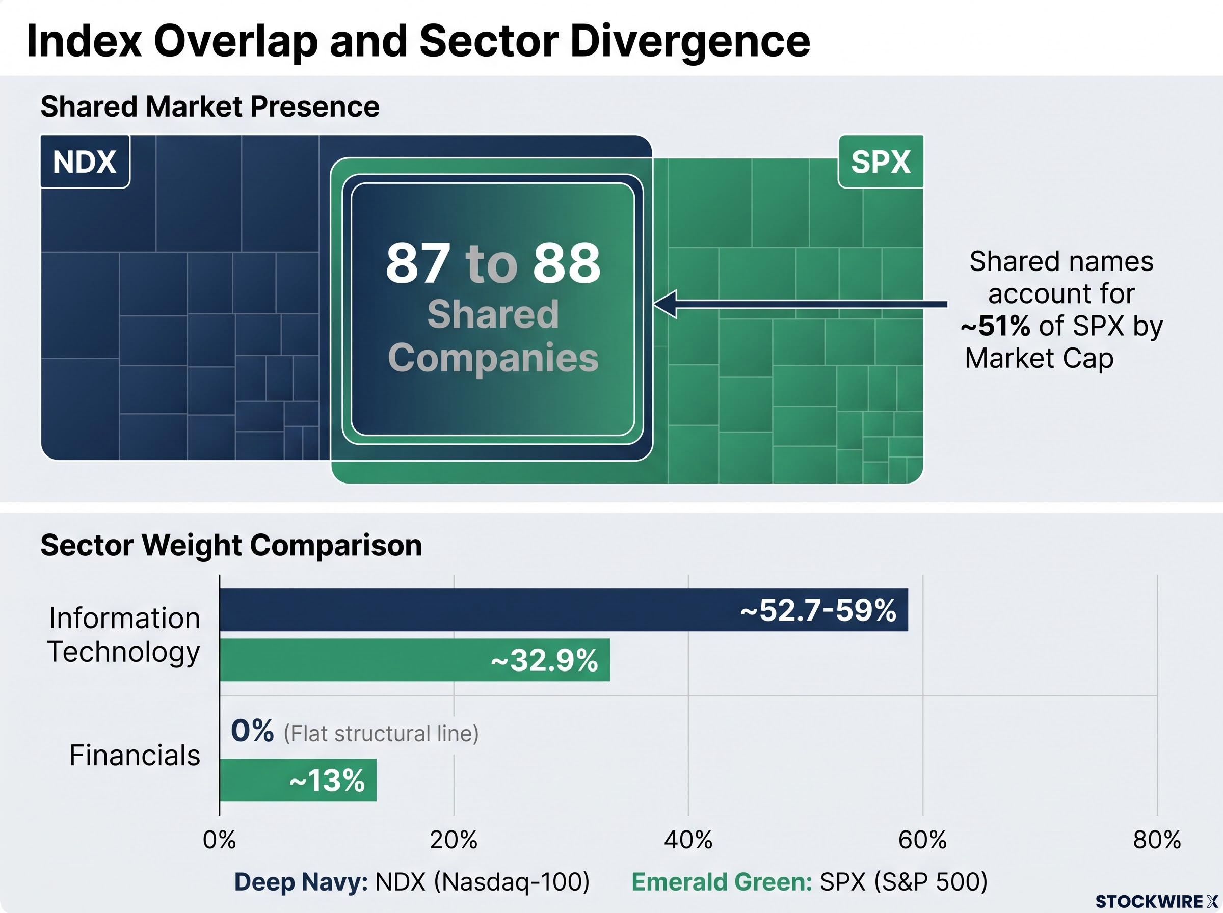 Shared Weight and Sector Divergence