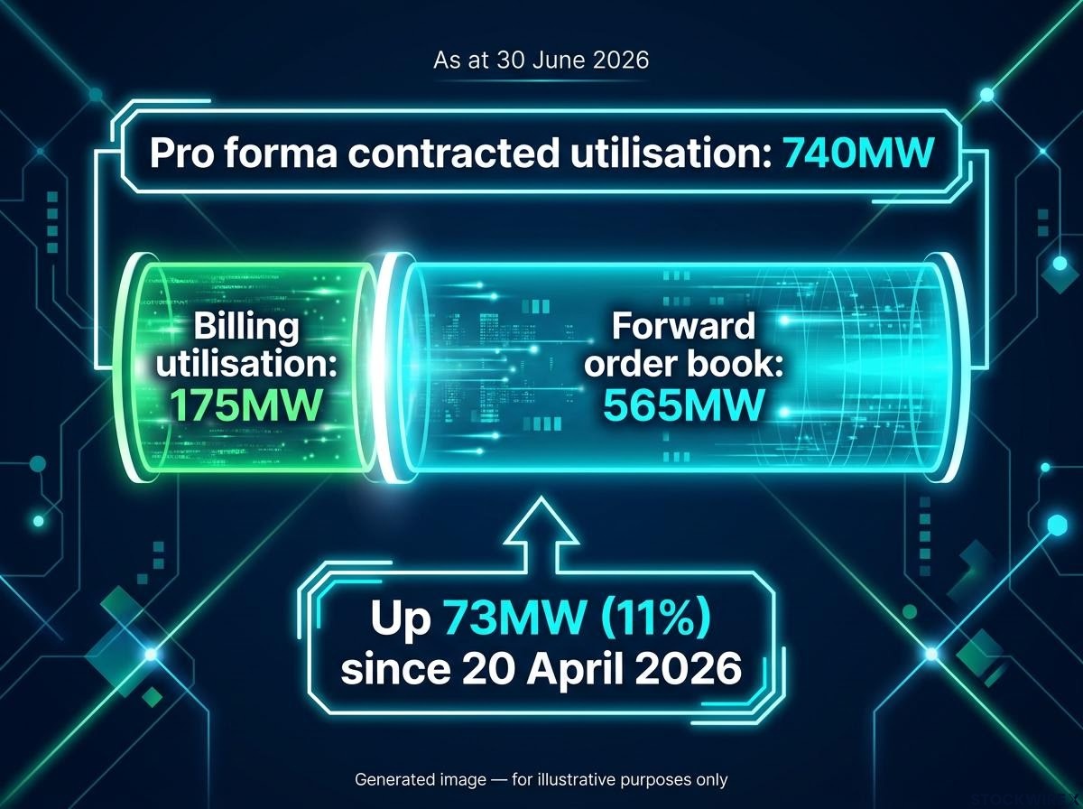 NEXTDC Utilisation Capacity Breakdown