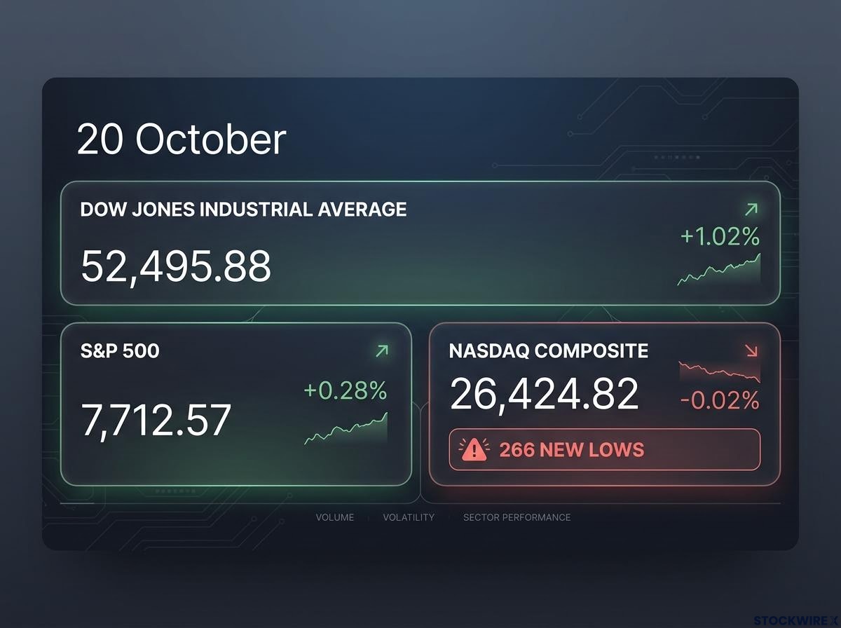 The Breadth Disconnect: 20 October Index Snapshot
