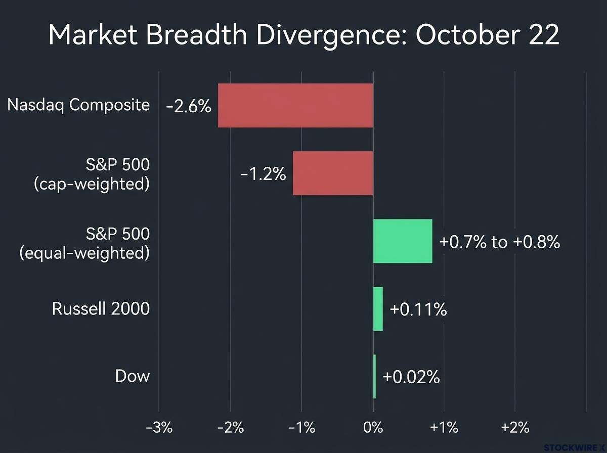 Market Breadth: Tech Selloff vs. Broader Resilience