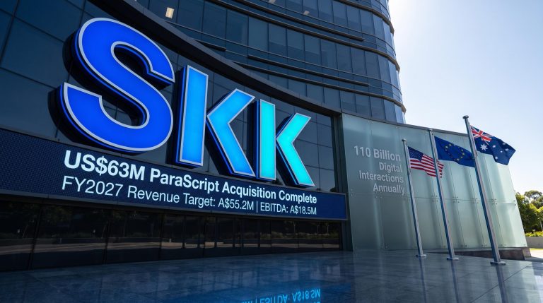 Skk signage with flags