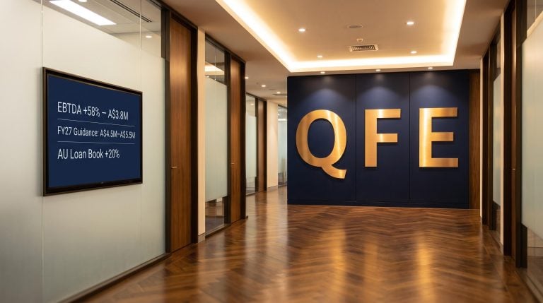 QFE logo on wall