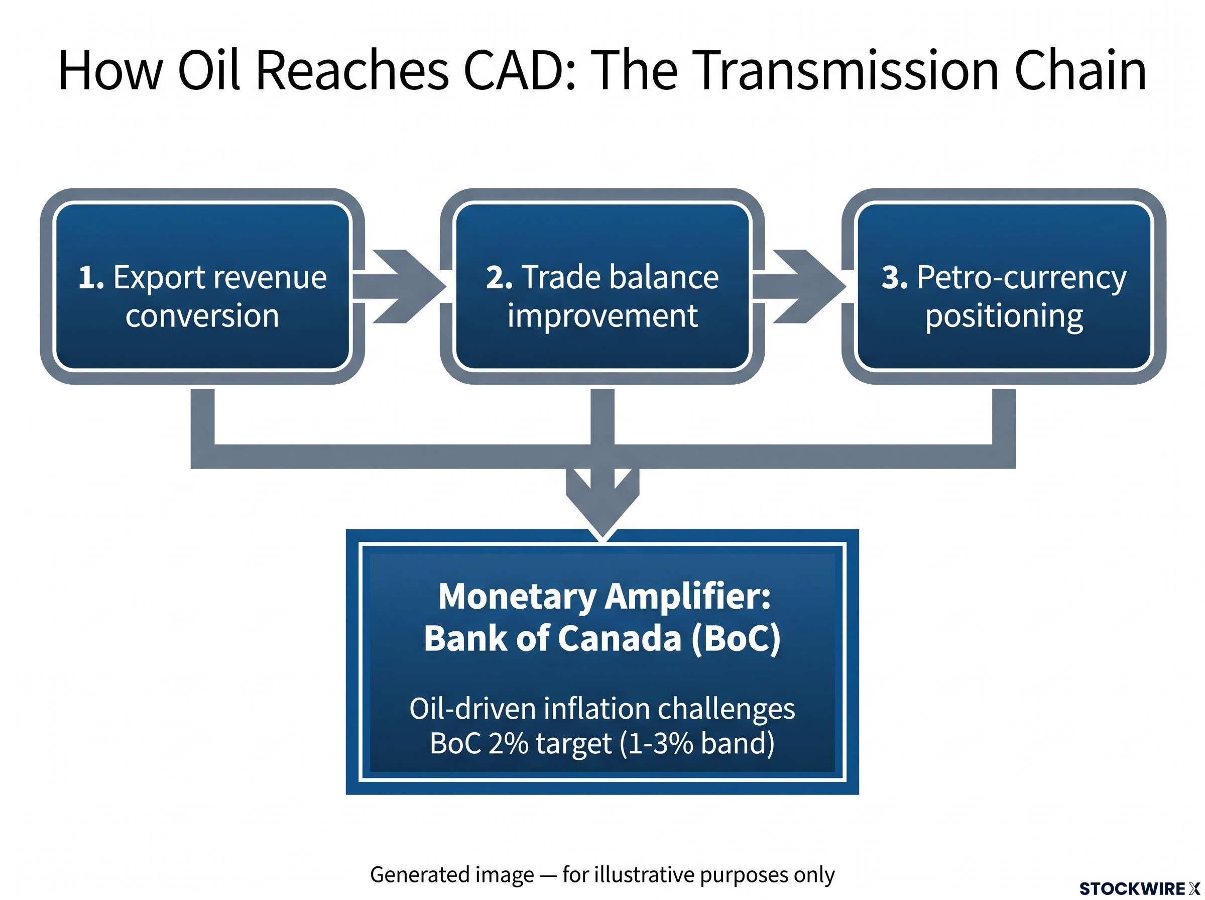 The Oil-to-CAD Transmission Chain