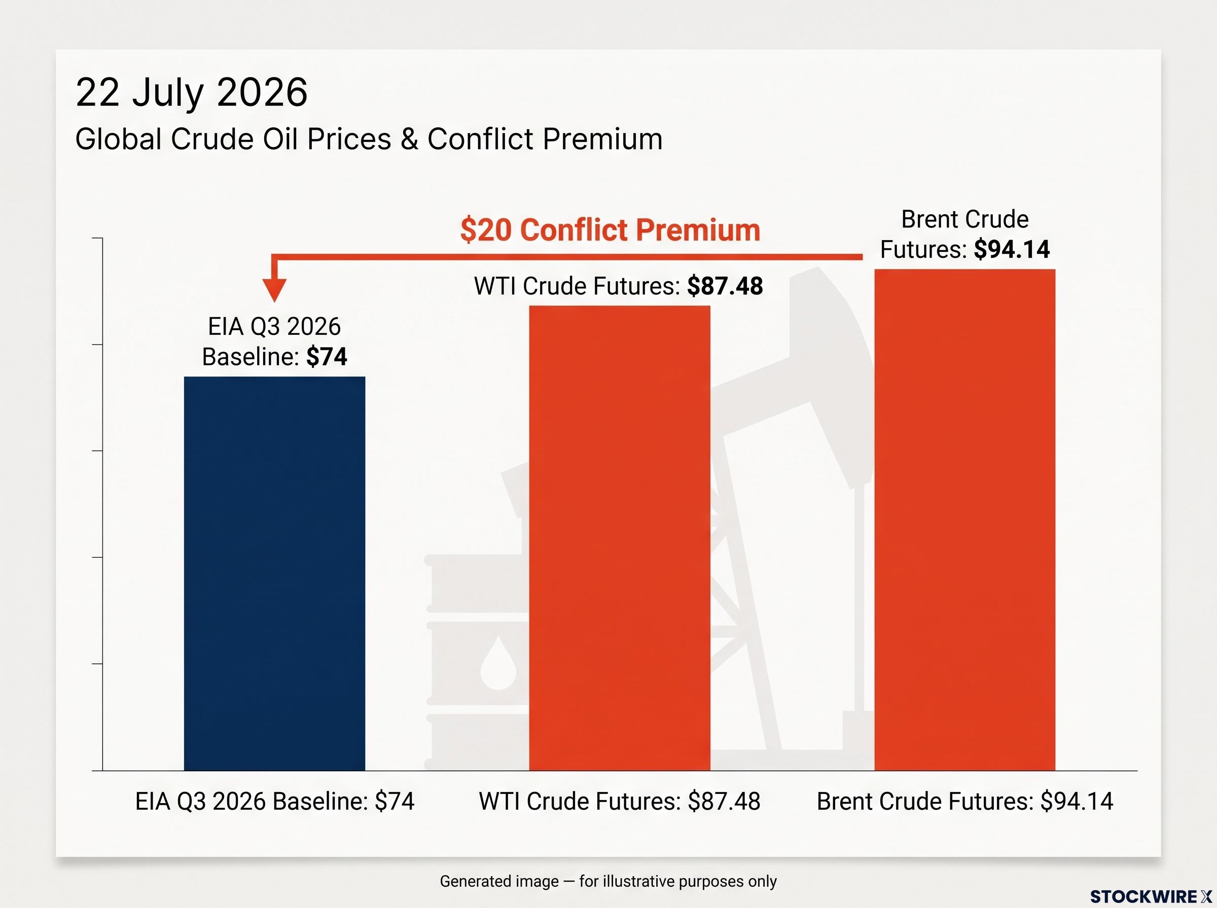 The Measurable Cost of Conflict: Oil Premium