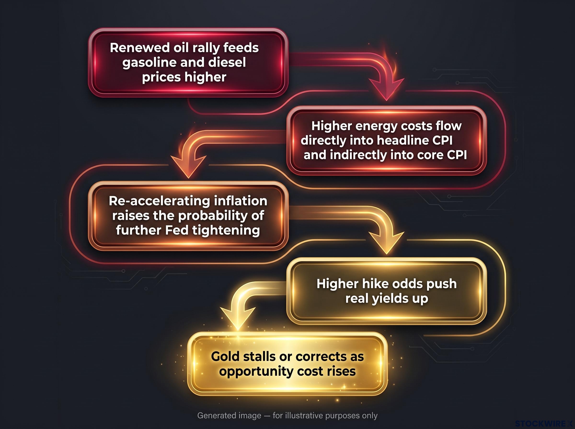The Transmission Chain: Oil to Gold