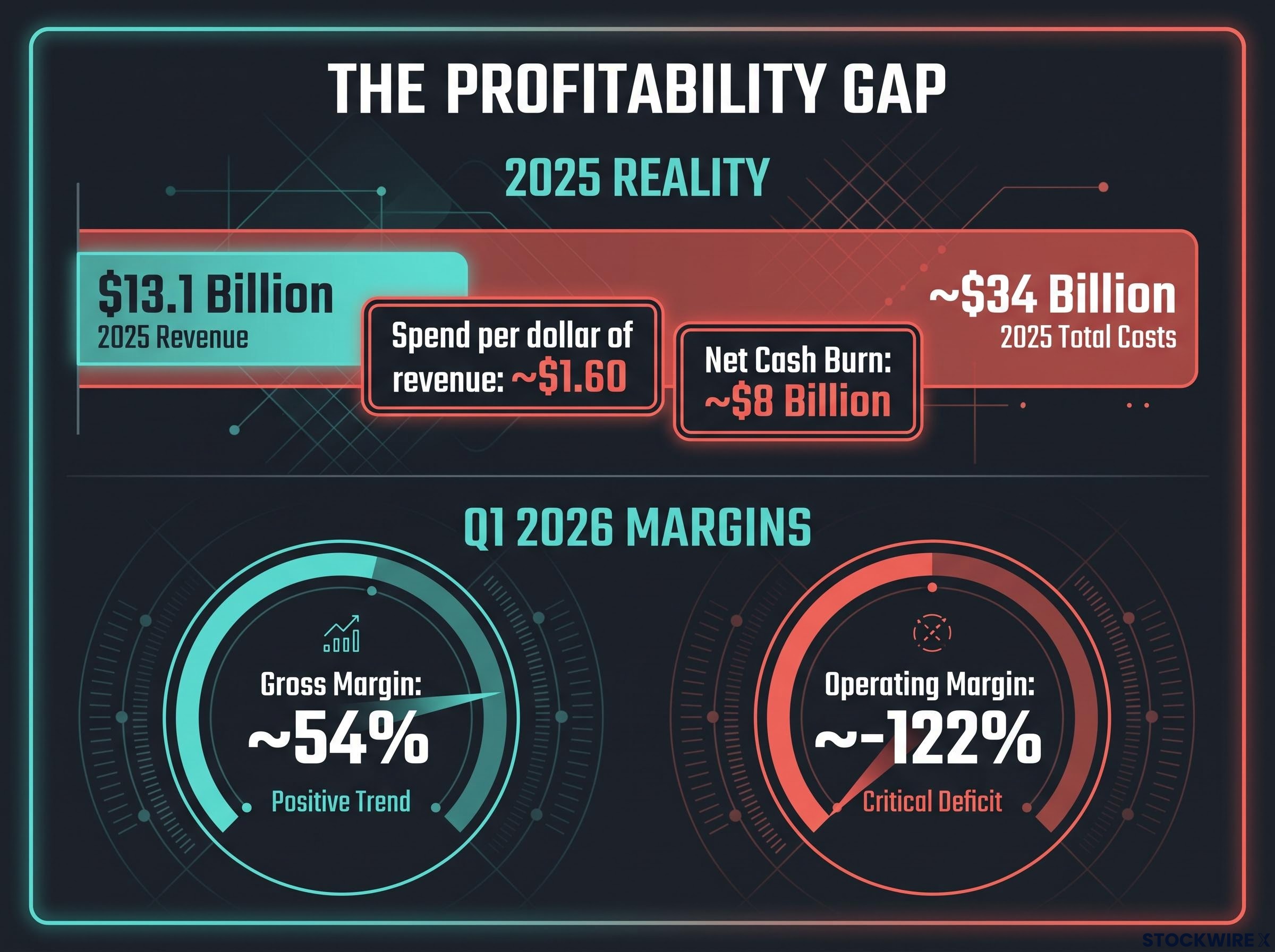 Revenue vs. Reality: The Structural Cost of Frontier AI