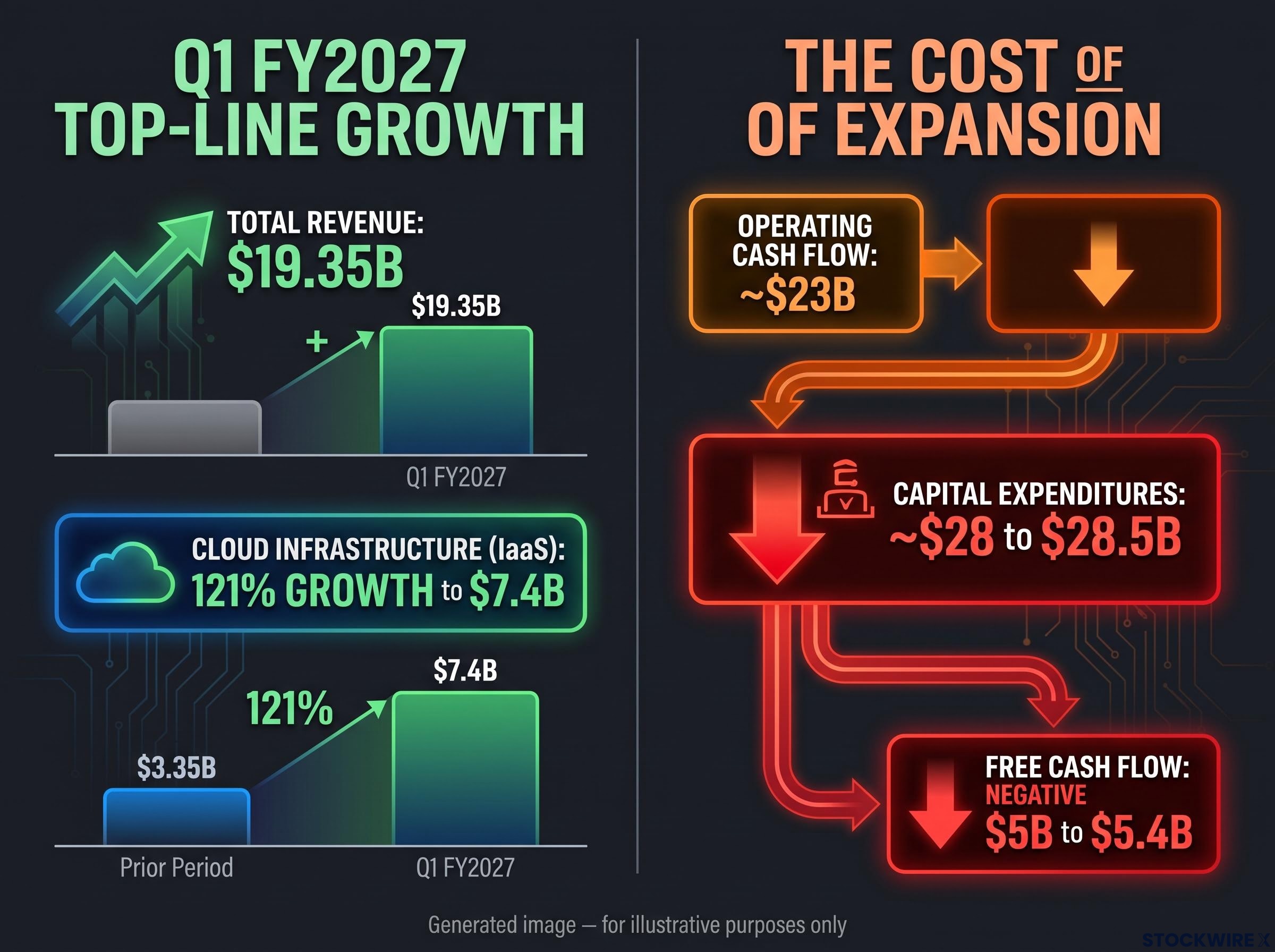 Oracle Q1 FY2027: Growth vs. Cash Burn Disconnect