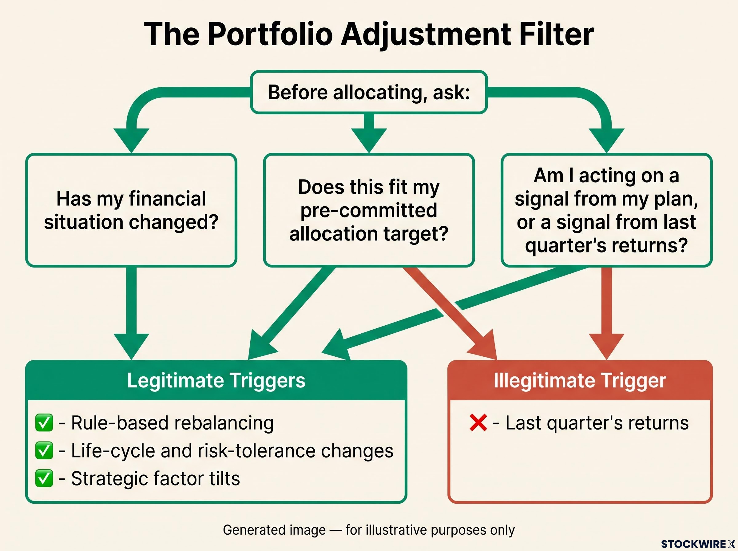 The Portfolio Adjustment Decision Filter