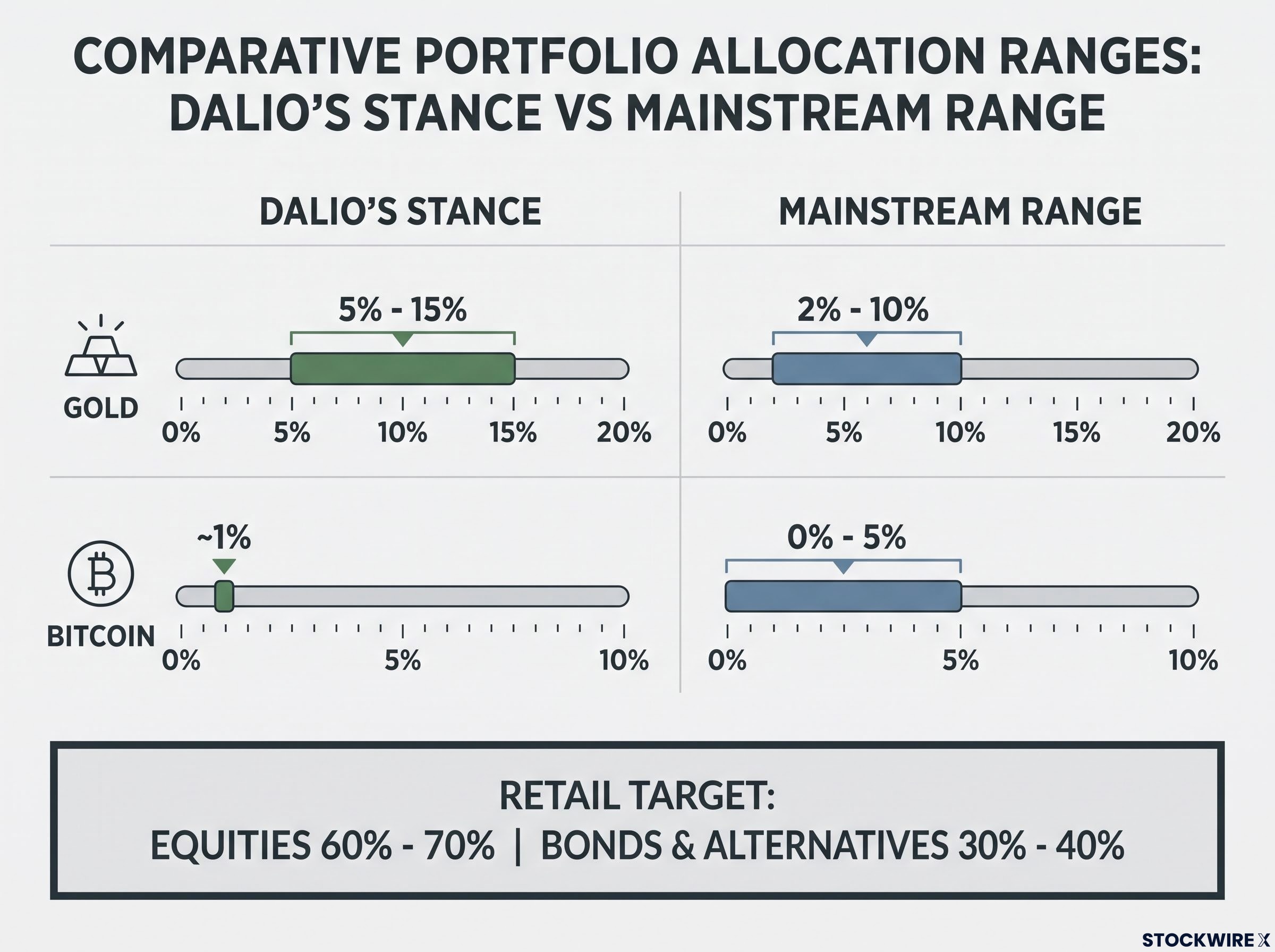 Dalio vs. Mainstream Allocations