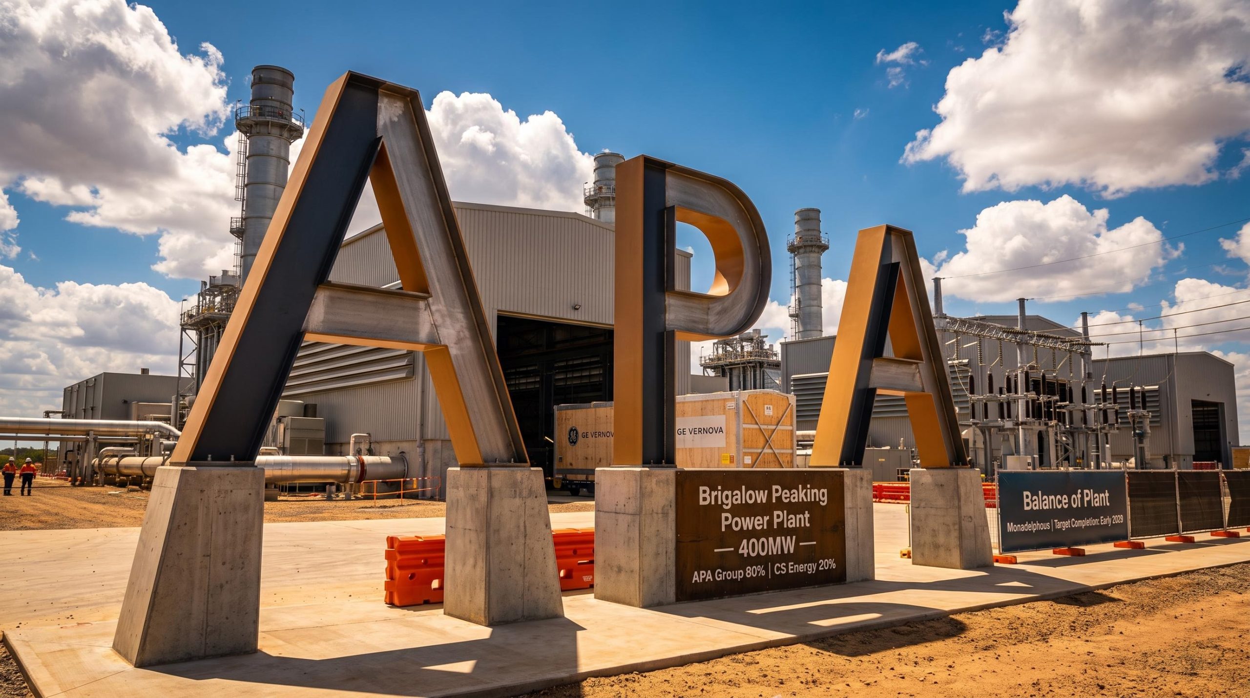 APA Brigalow power plant entrance