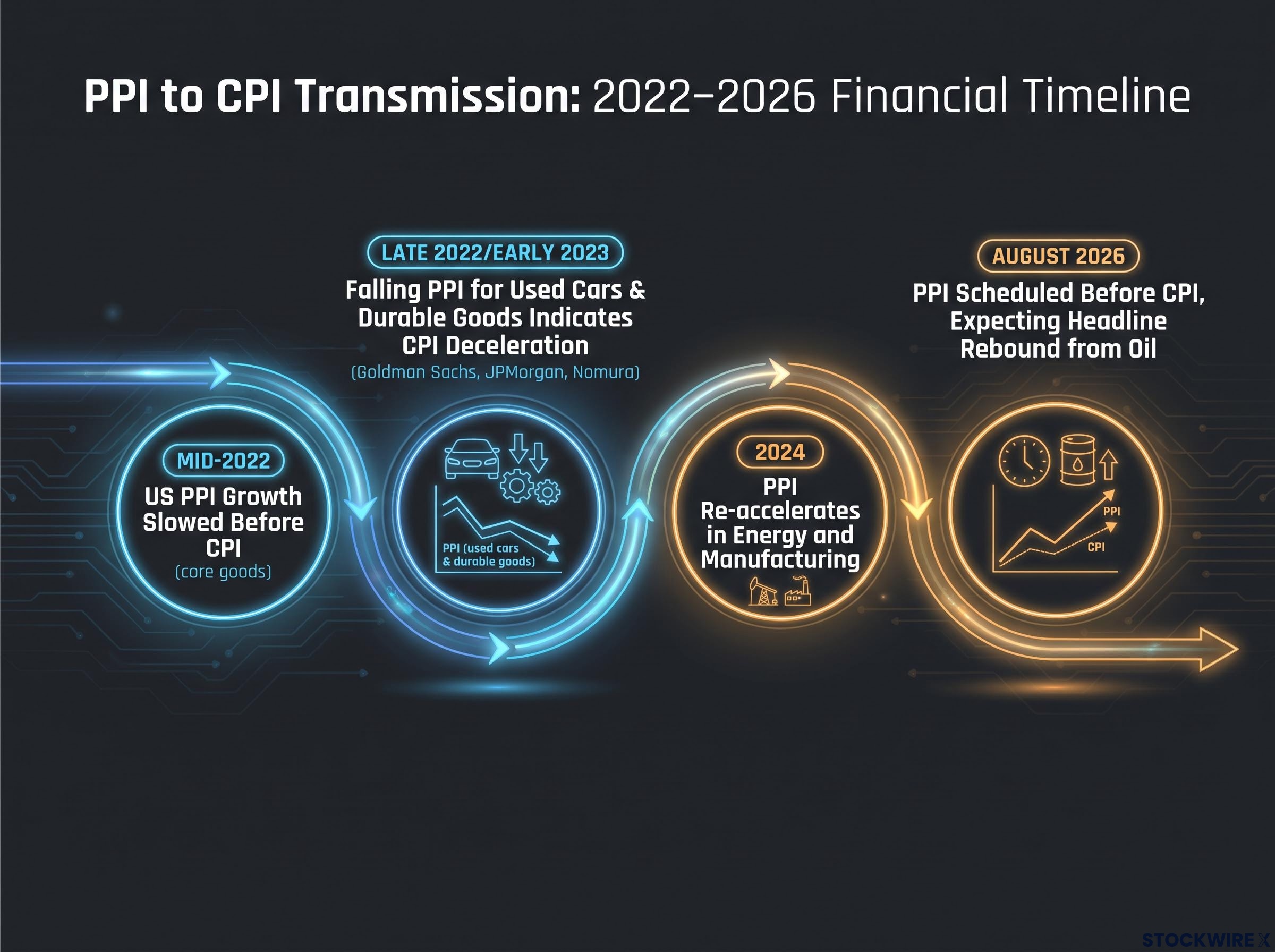 Historical PPI-to-CPI Transmission Timeline