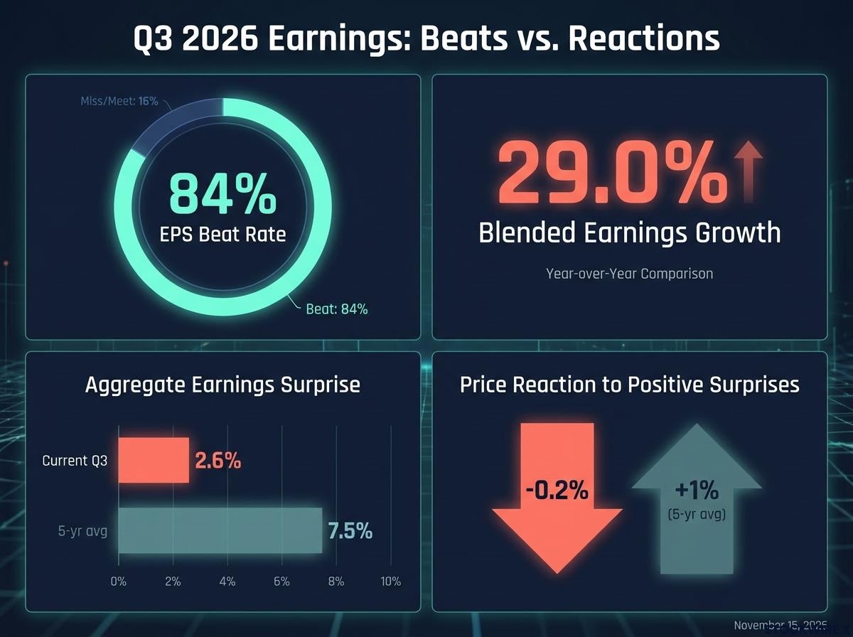 Q3 2026 Earnings: High Beats vs. Negative Reactions