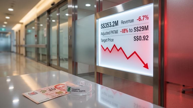 Raffles Medical Group earnings miss: revenue -6.7% to S$353.2M, adjusted PATMI -18%, target price cut to S$0.92