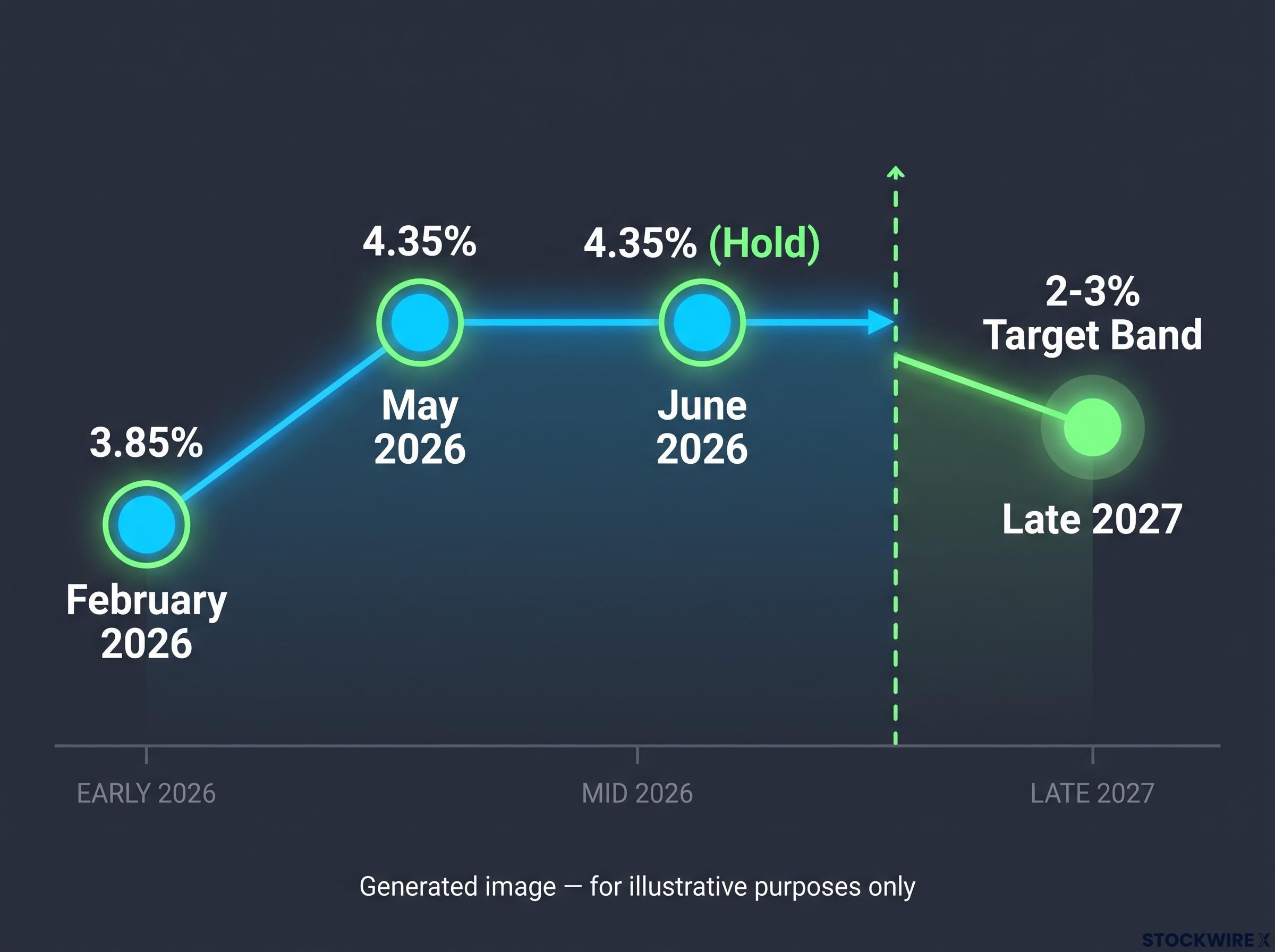RBA Cash Rate Path and Inflation Target Timeline