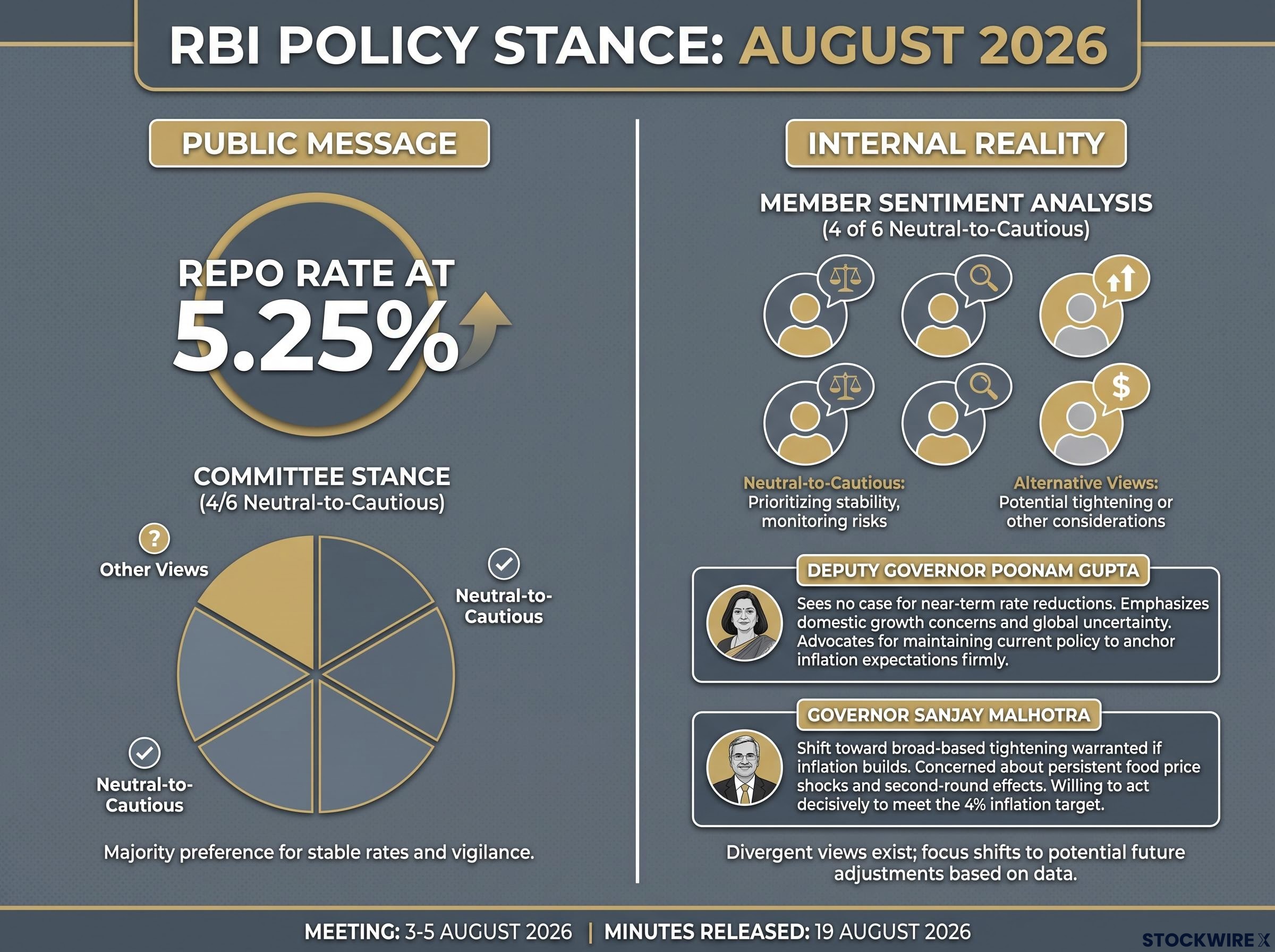 The RBI MPC Stance Breakdown: August 2026