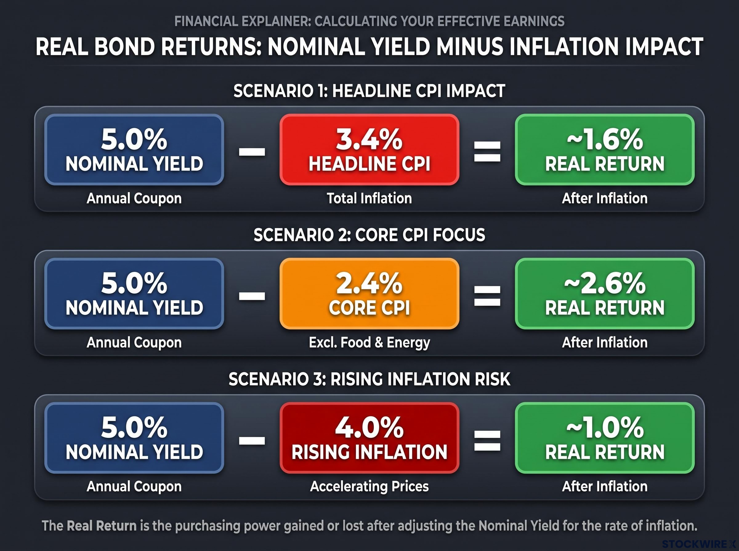 The Real Return Subtraction
