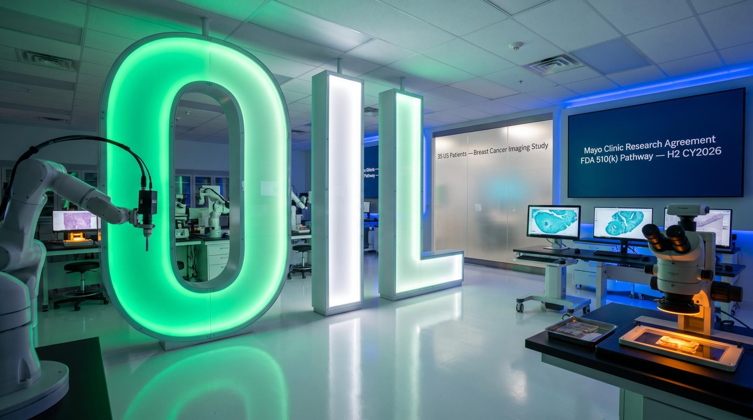 modern laboratory with technology