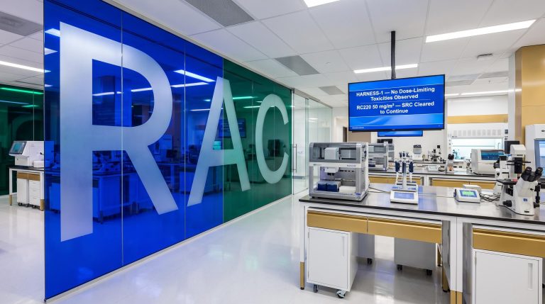 Modern laboratory equipment and setup