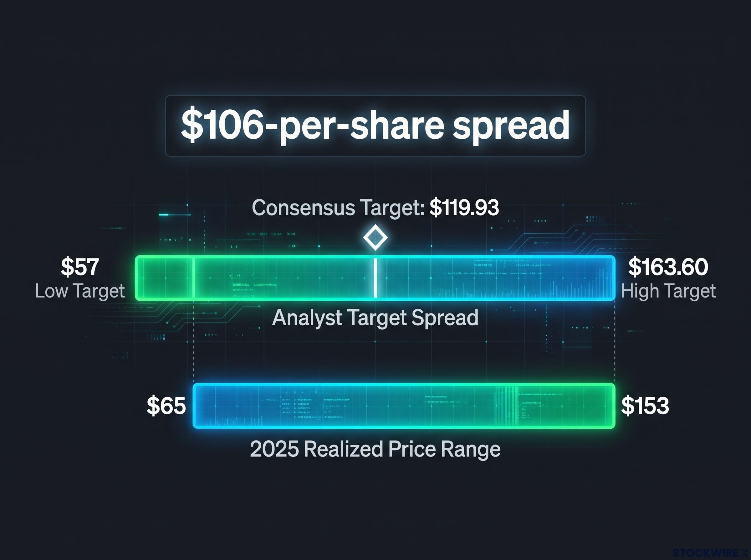 Analyst Targets vs. 2025 Realized Price Range