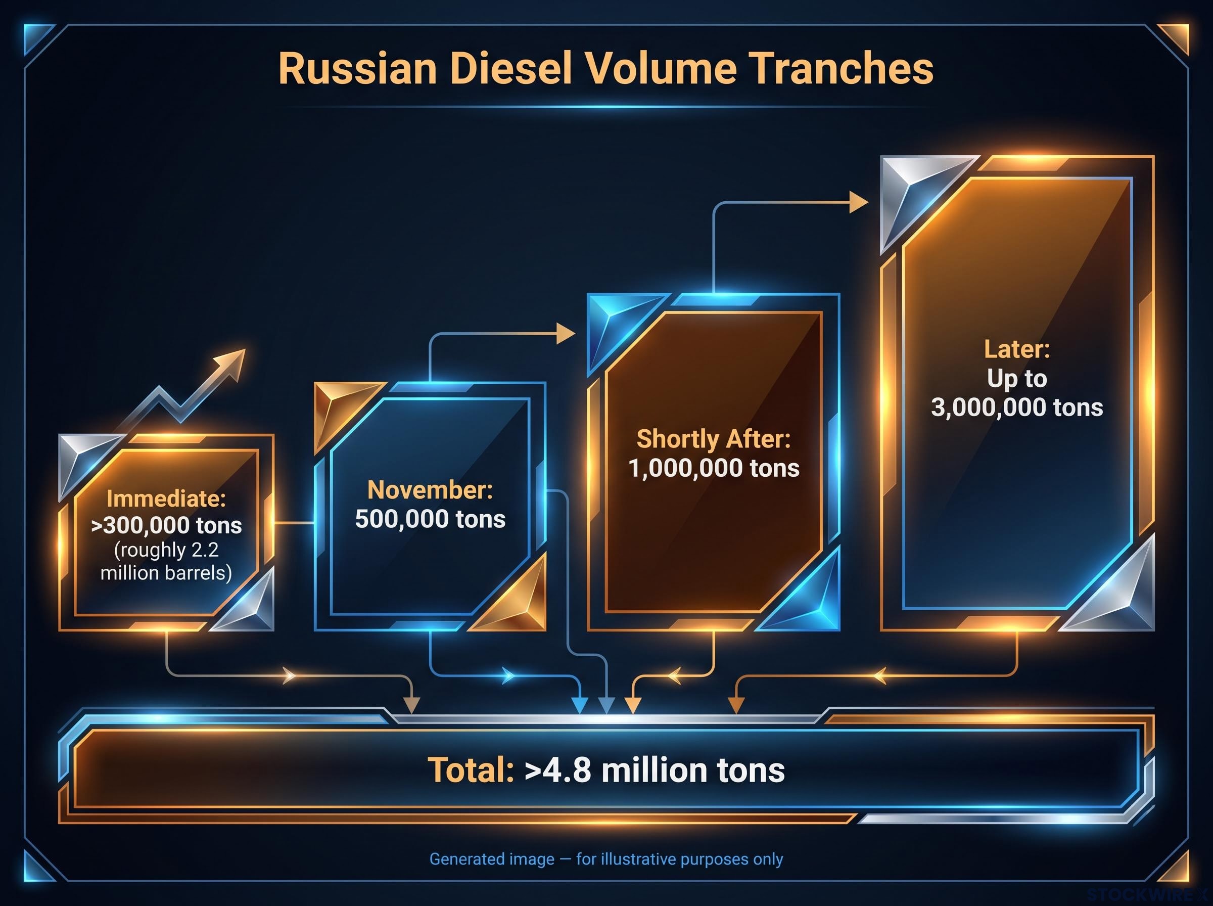 Russian Diesel Volume Tranches