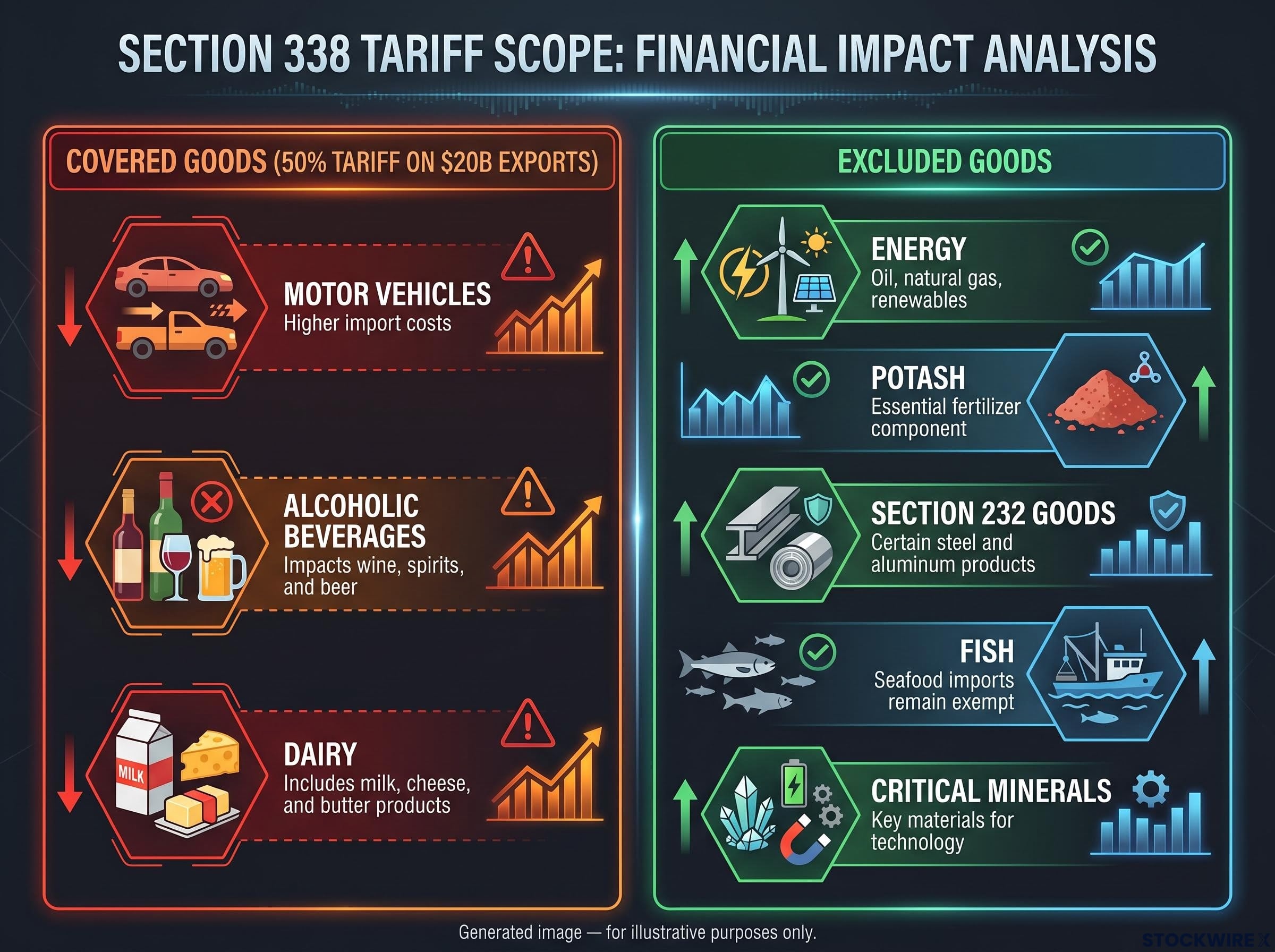 Section 338 Tariff Scope & Exclusions