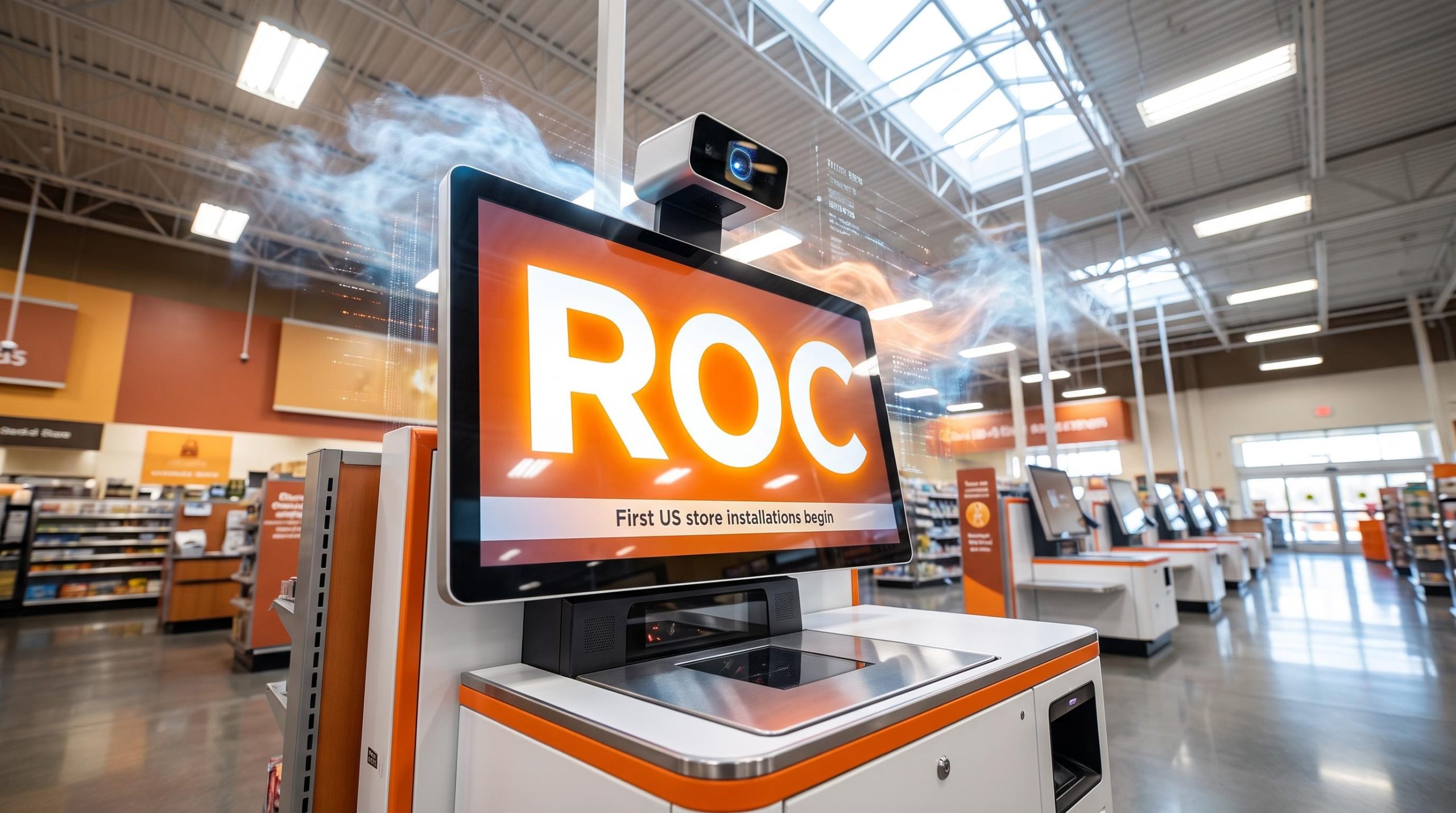 Supermarket self-checkout machine