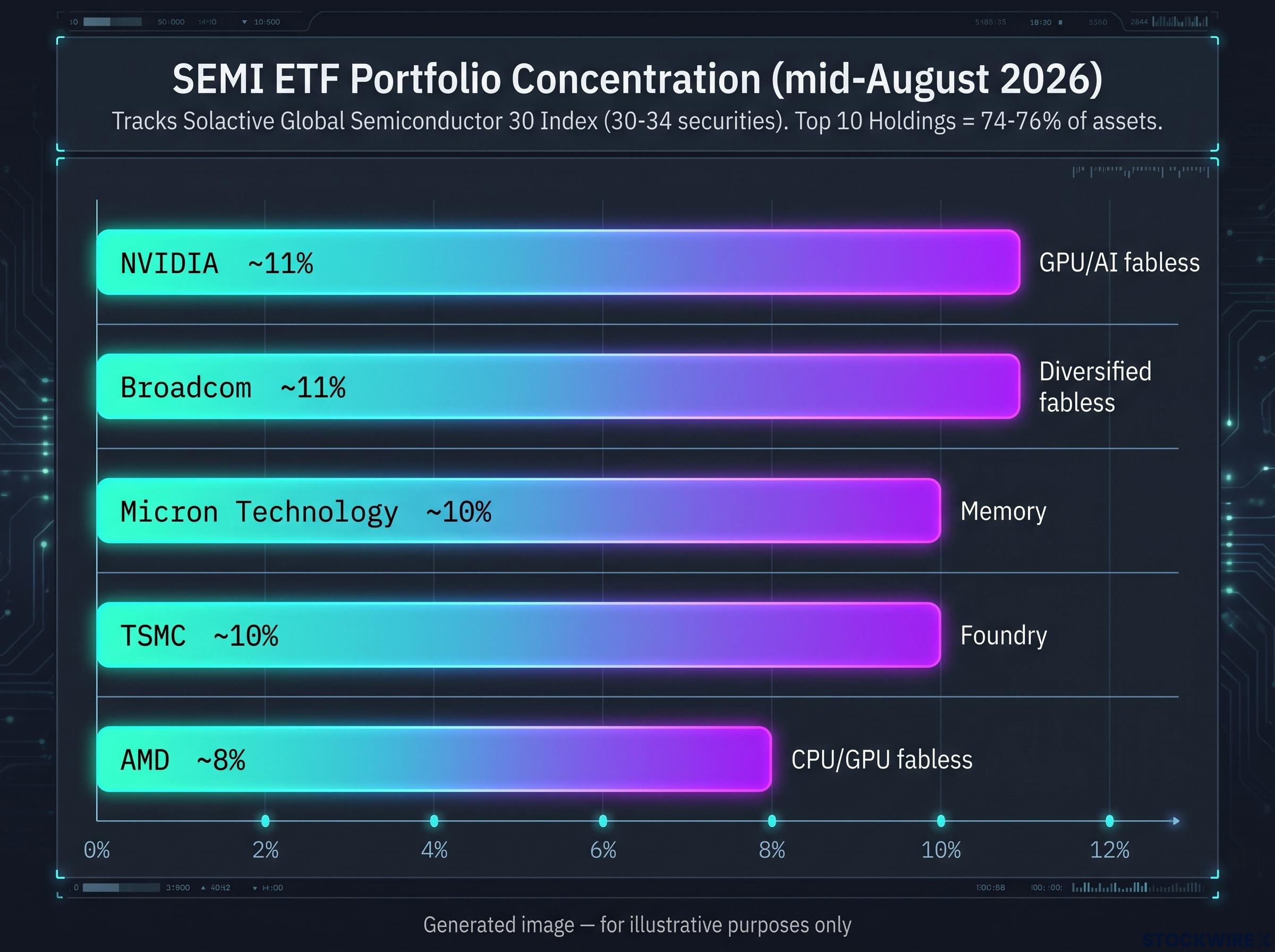 SEMI ETF Concentration Profile