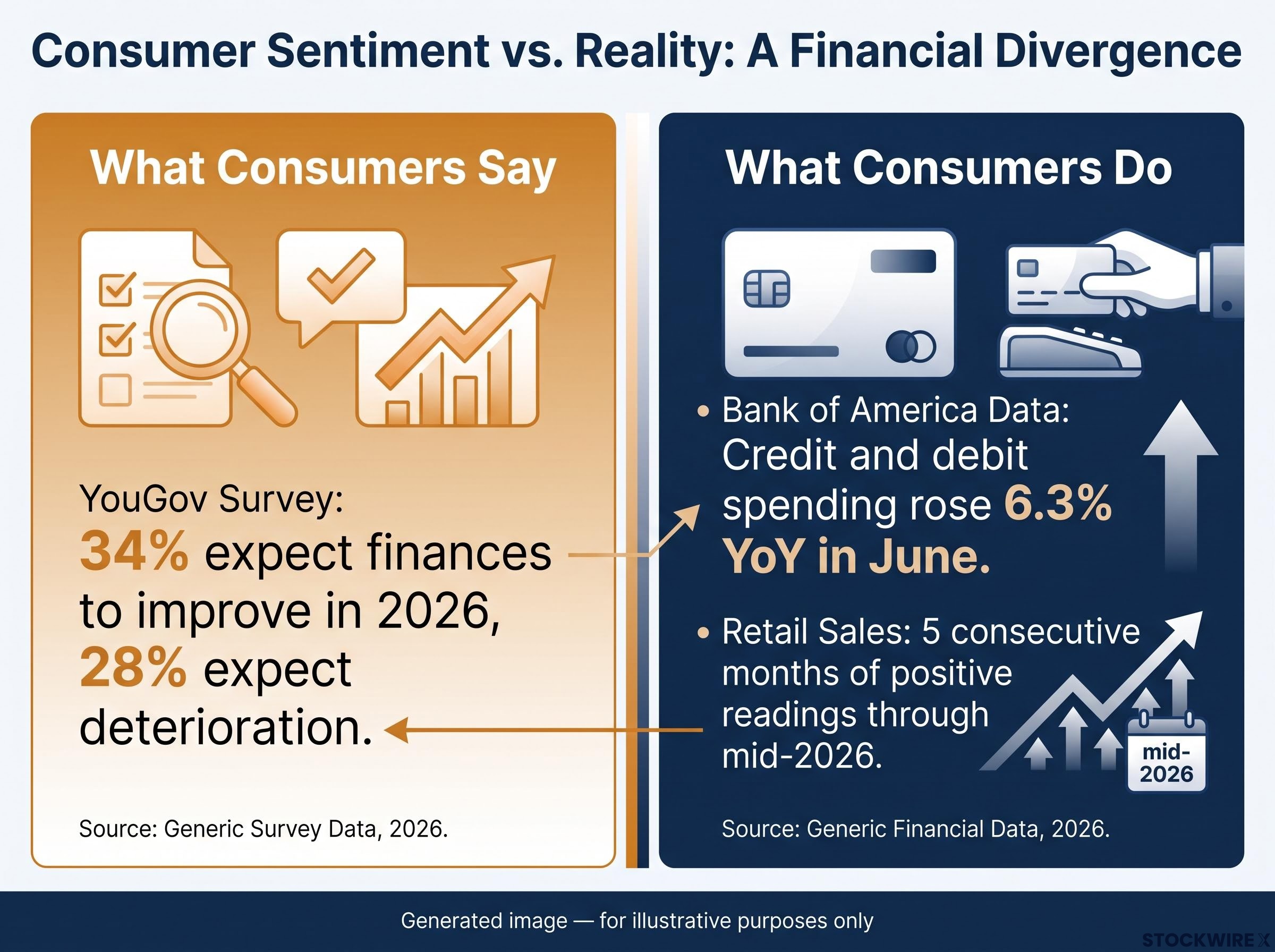 Perception vs. Reality: Sentiment vs. Spending